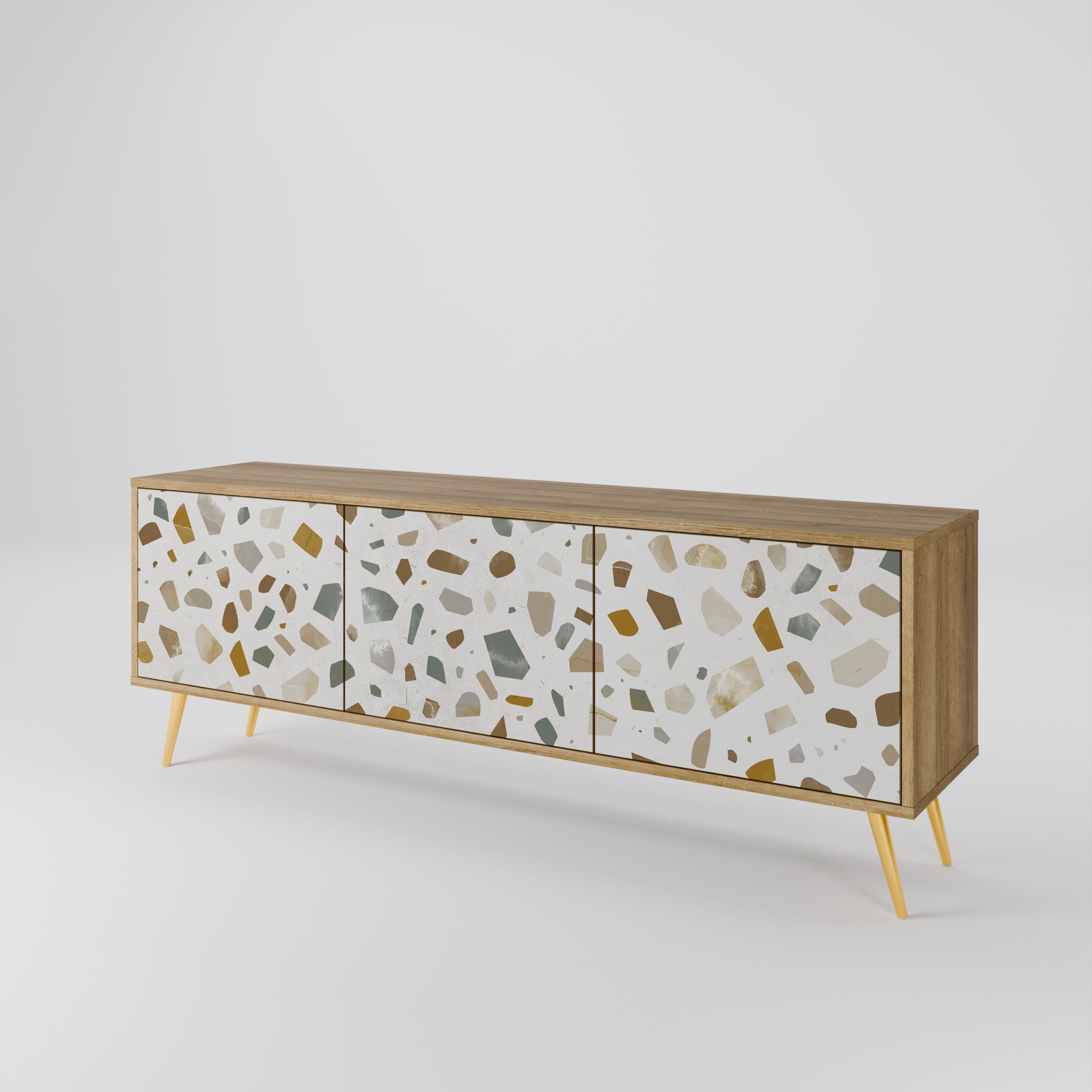 PIECES OF TOMORROW Mueble de TV de 3 Puertas