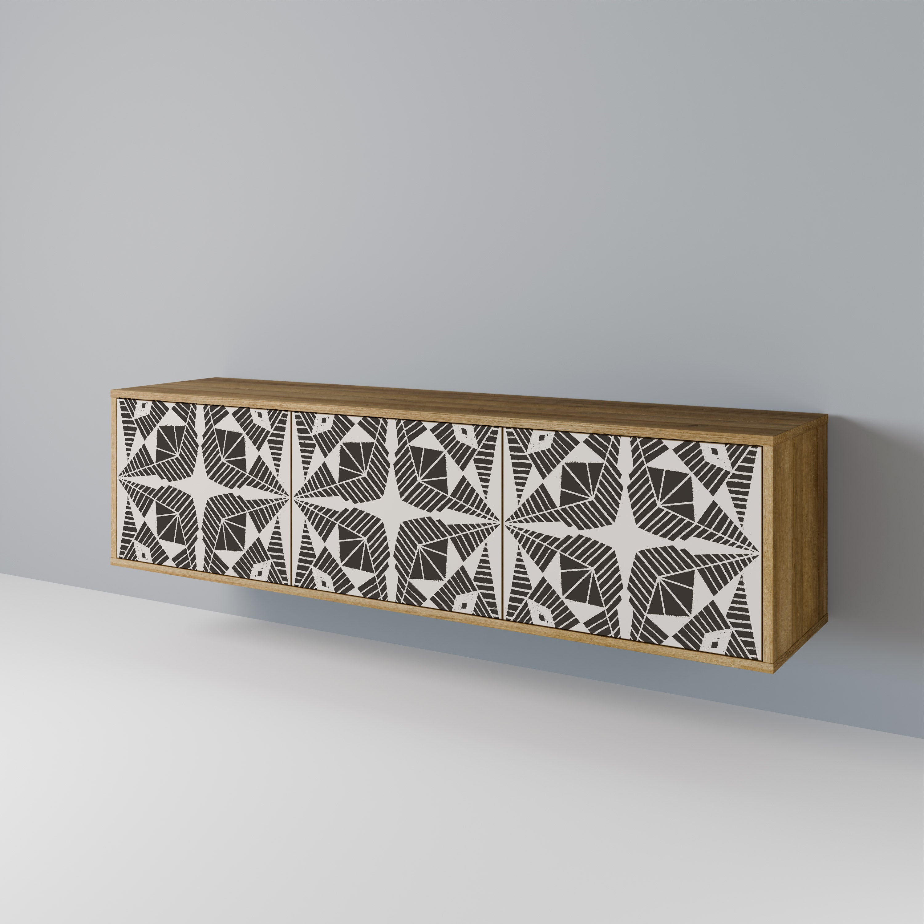 MONOCHROME NEXUS Mueble de TV de 3 Puertas