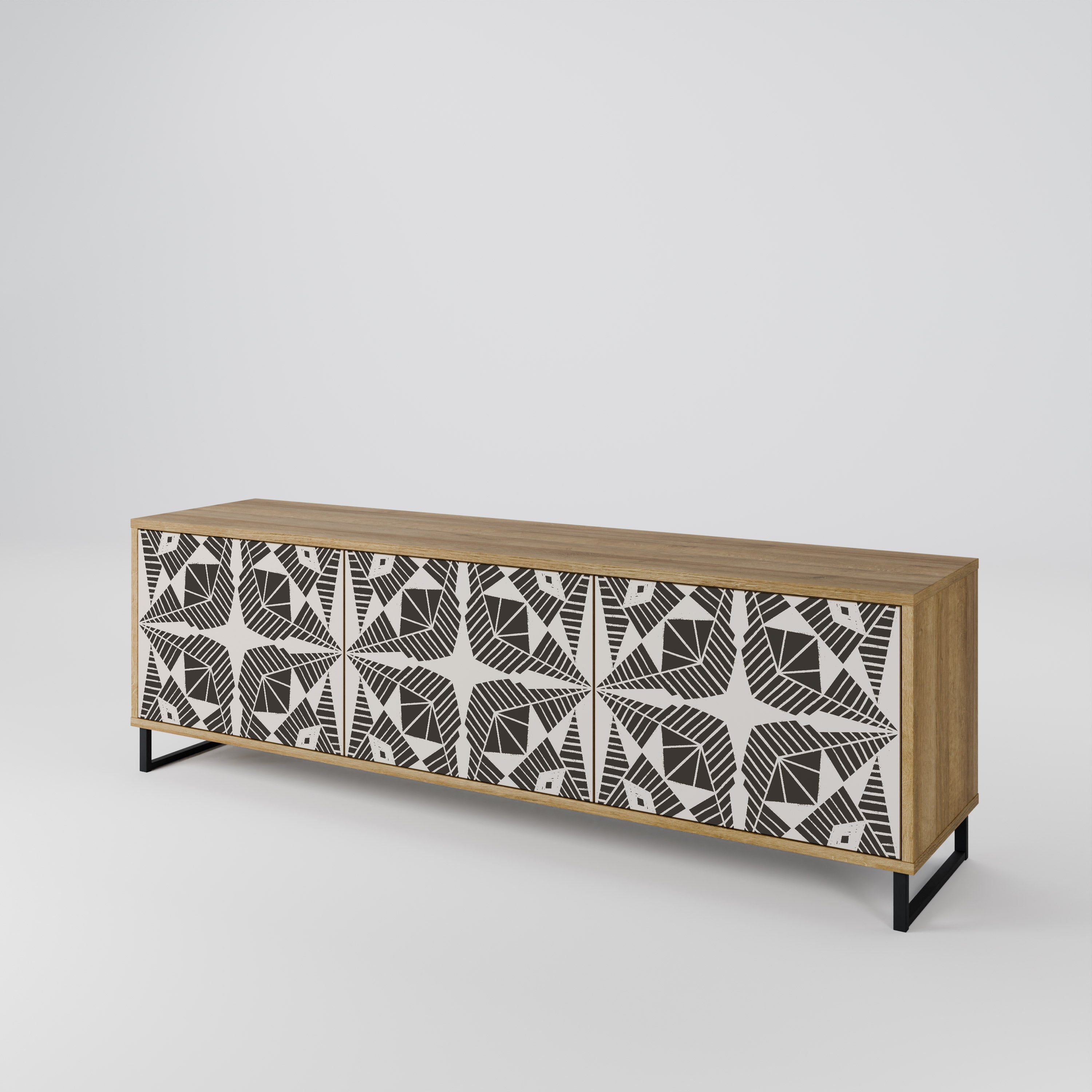 MONOCHROME NEXUS Mueble de TV de 3 Puertas
