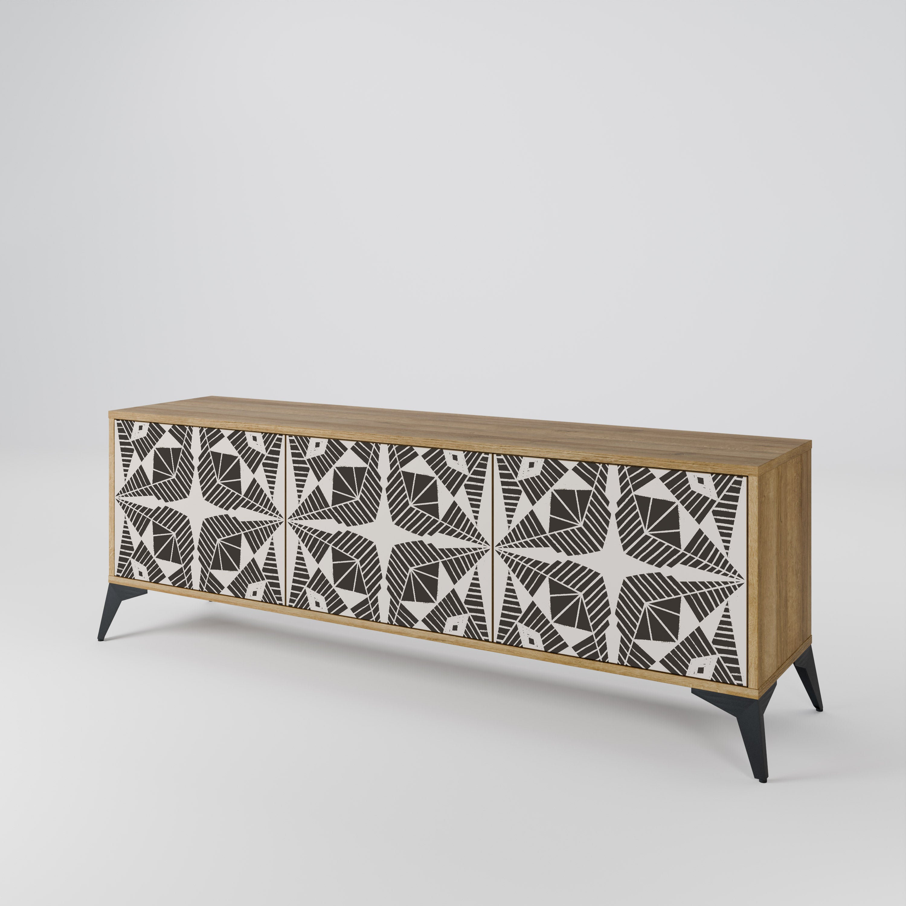 MONOCHROME NEXUS Mueble de TV de 3 Puertas