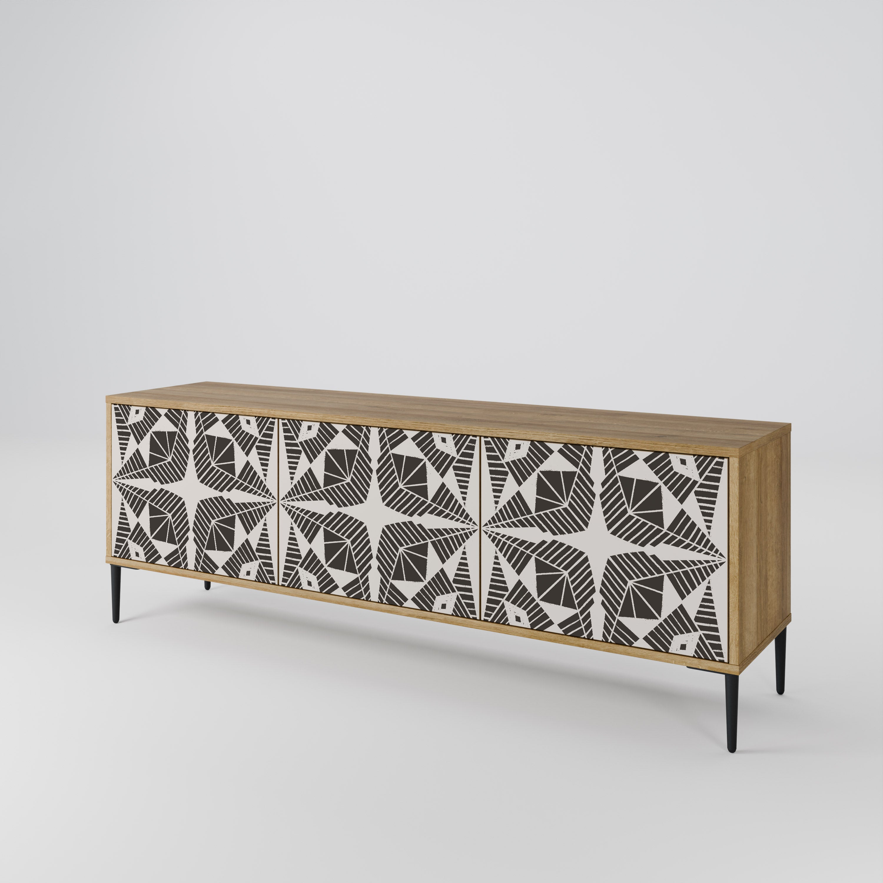 MONOCHROME NEXUS Mueble de TV de 3 Puertas
