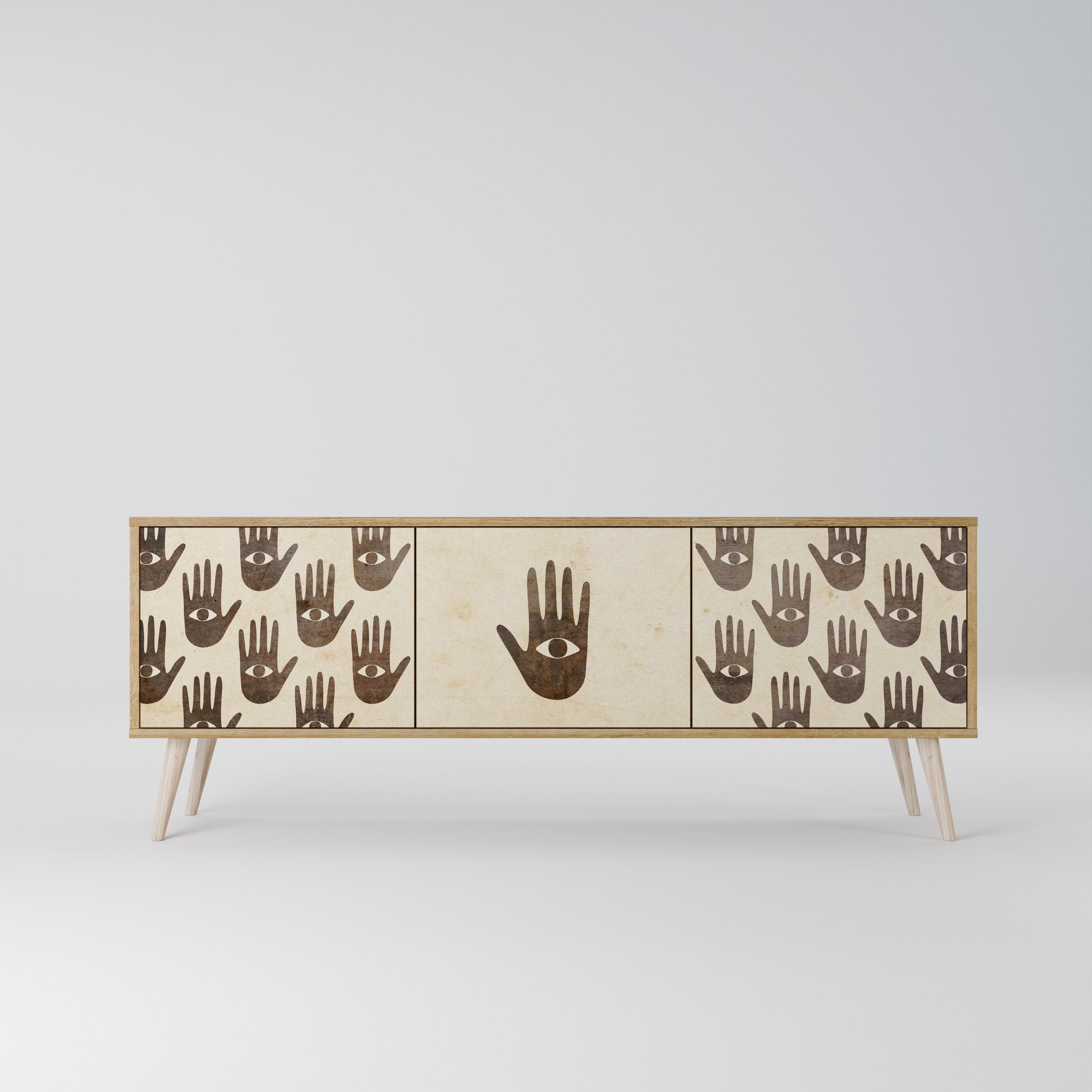 SEE MORE Mueble de TV de 3 Puertas