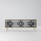GAMER CHOICE 3-Door TV Cabinet