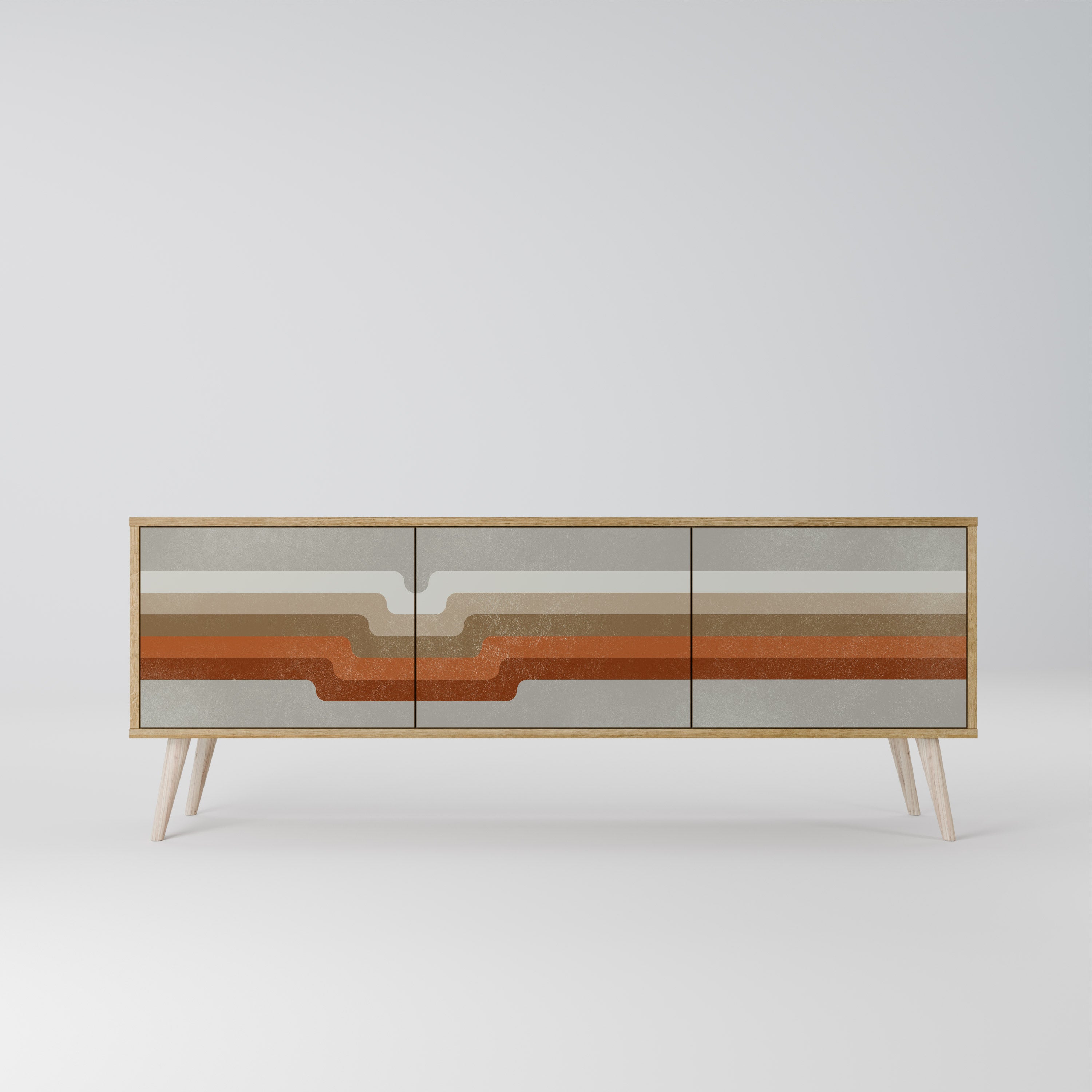 PECULIAR TRAIL 3-Door TV Cabinet