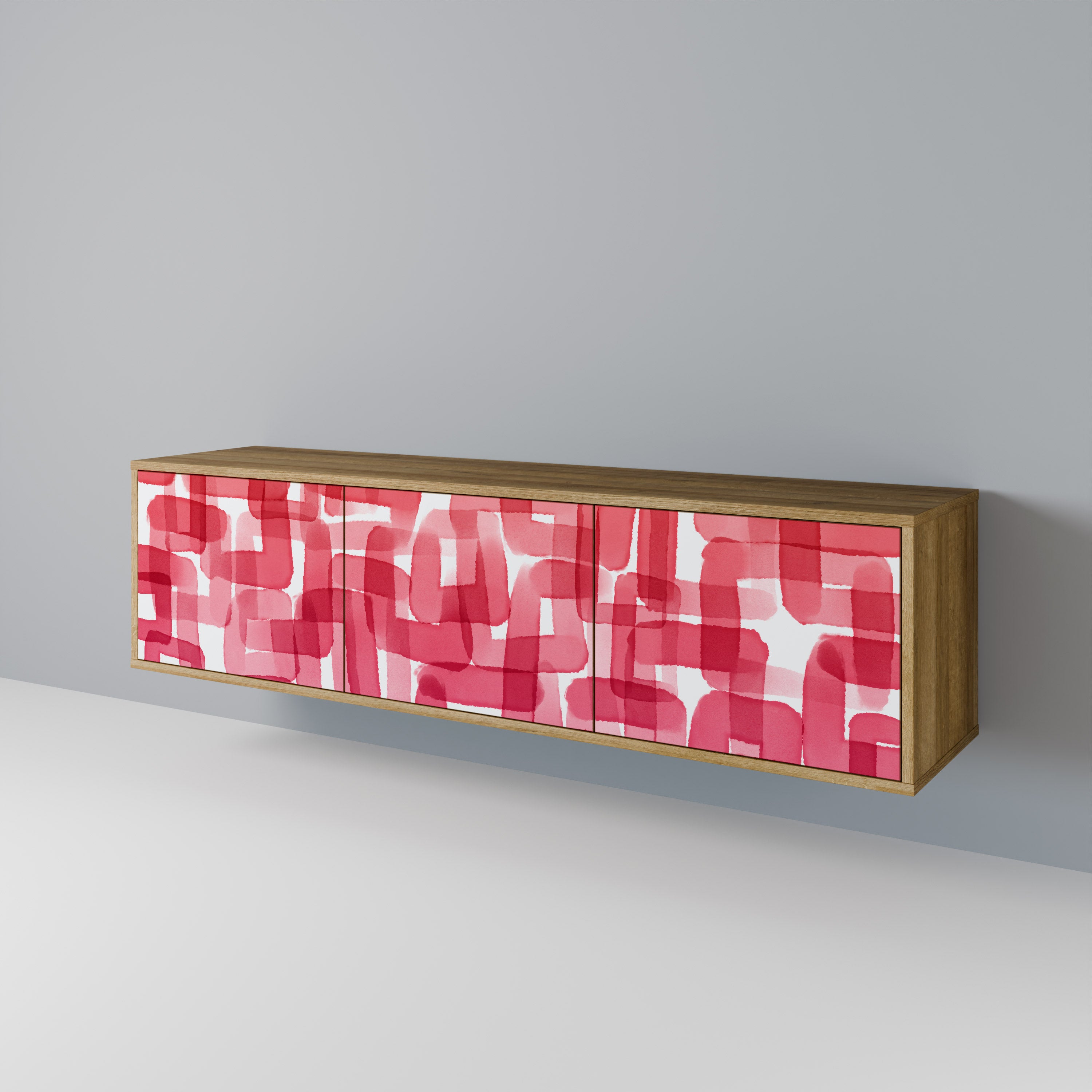 KALEIDOSCOPIC CUBISM Mueble de TV de 3 Puertas