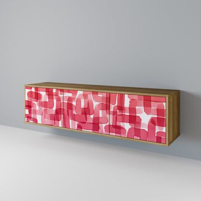 KALEIDOSCOPIC CUBISM Mueble de TV de 3 Puertas