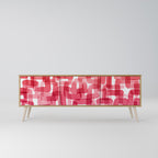 KALEIDOSCOPIC CUBISM 3-Door TV Cabinet
