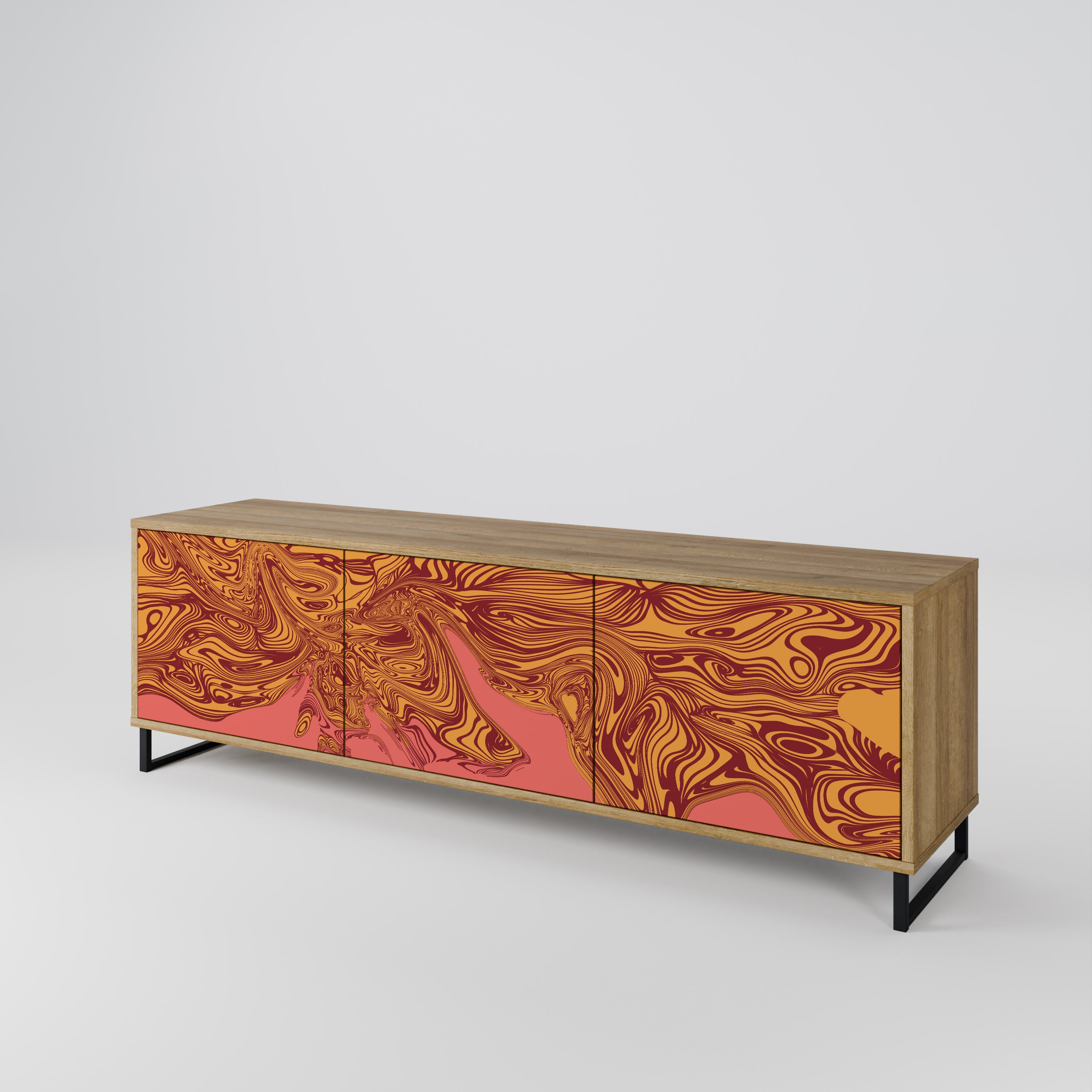 FLOATING THOUGHTS Mueble de TV de 3 Puertas