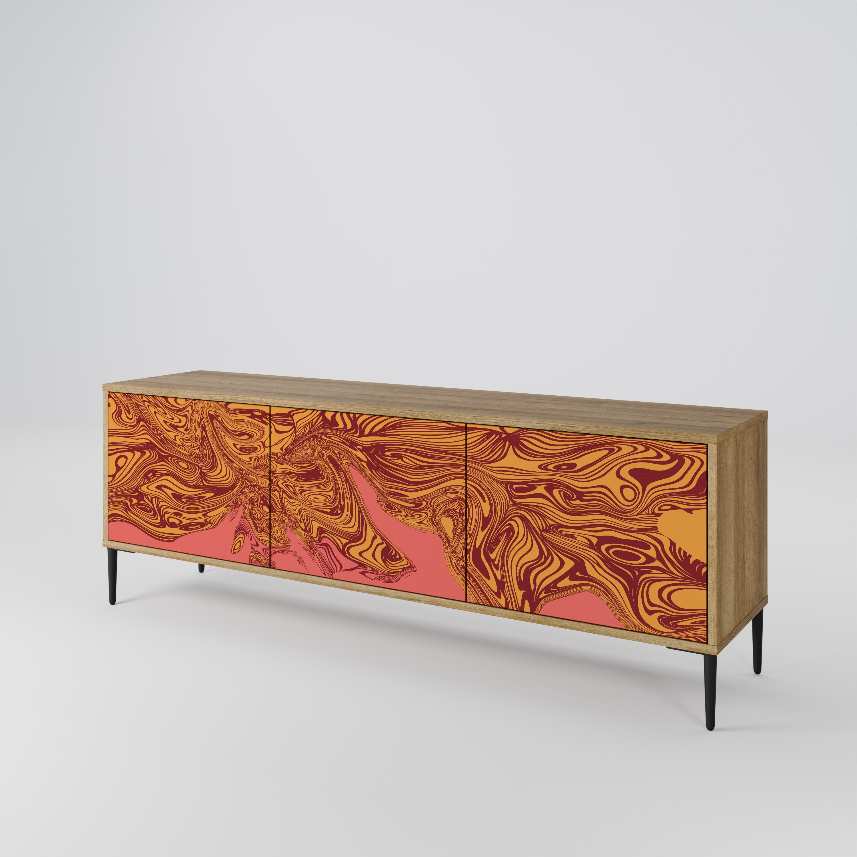 FLOATING THOUGHTS Mueble de TV de 3 Puertas