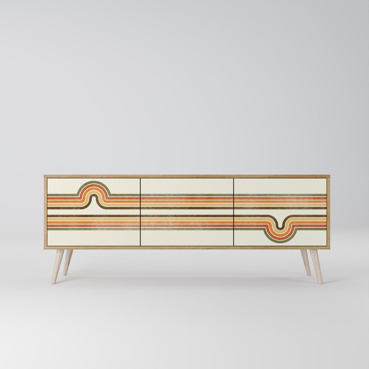 EXCEPTIONAL STREAM 3-türiges TV-Lowboard