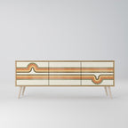 EXCEPTIONAL STREAM 3-türiges TV-Lowboard