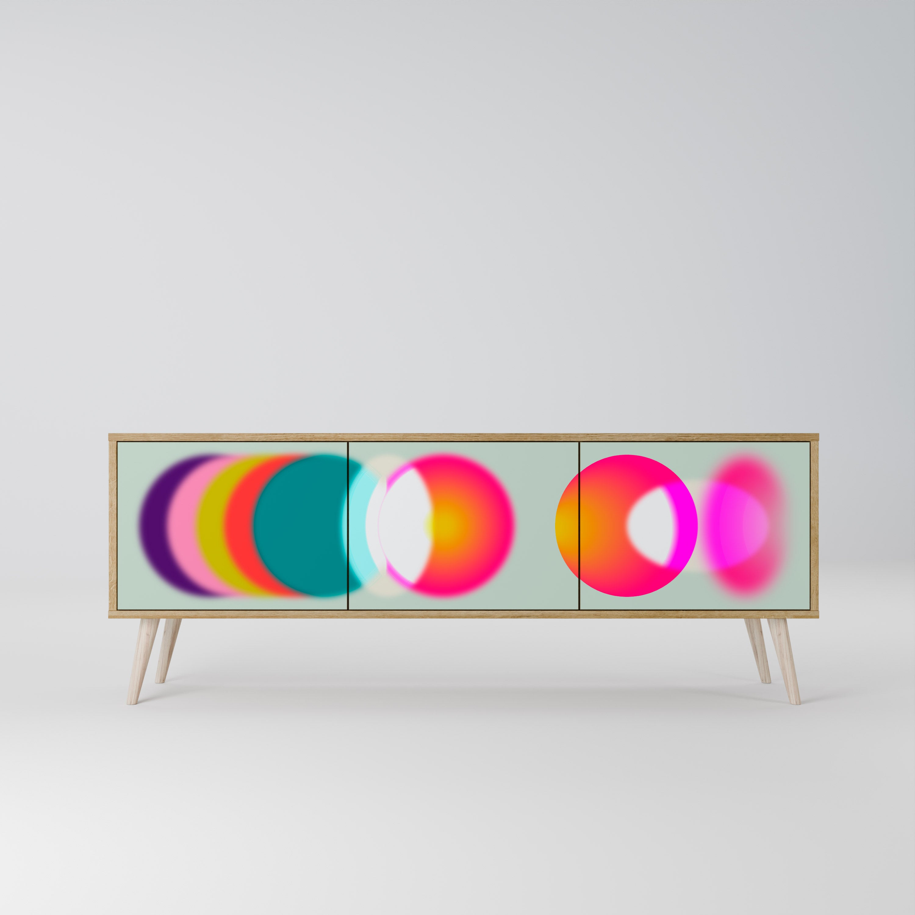 SYMPHONY OF COLORS Mueble de TV de 3 Puertas