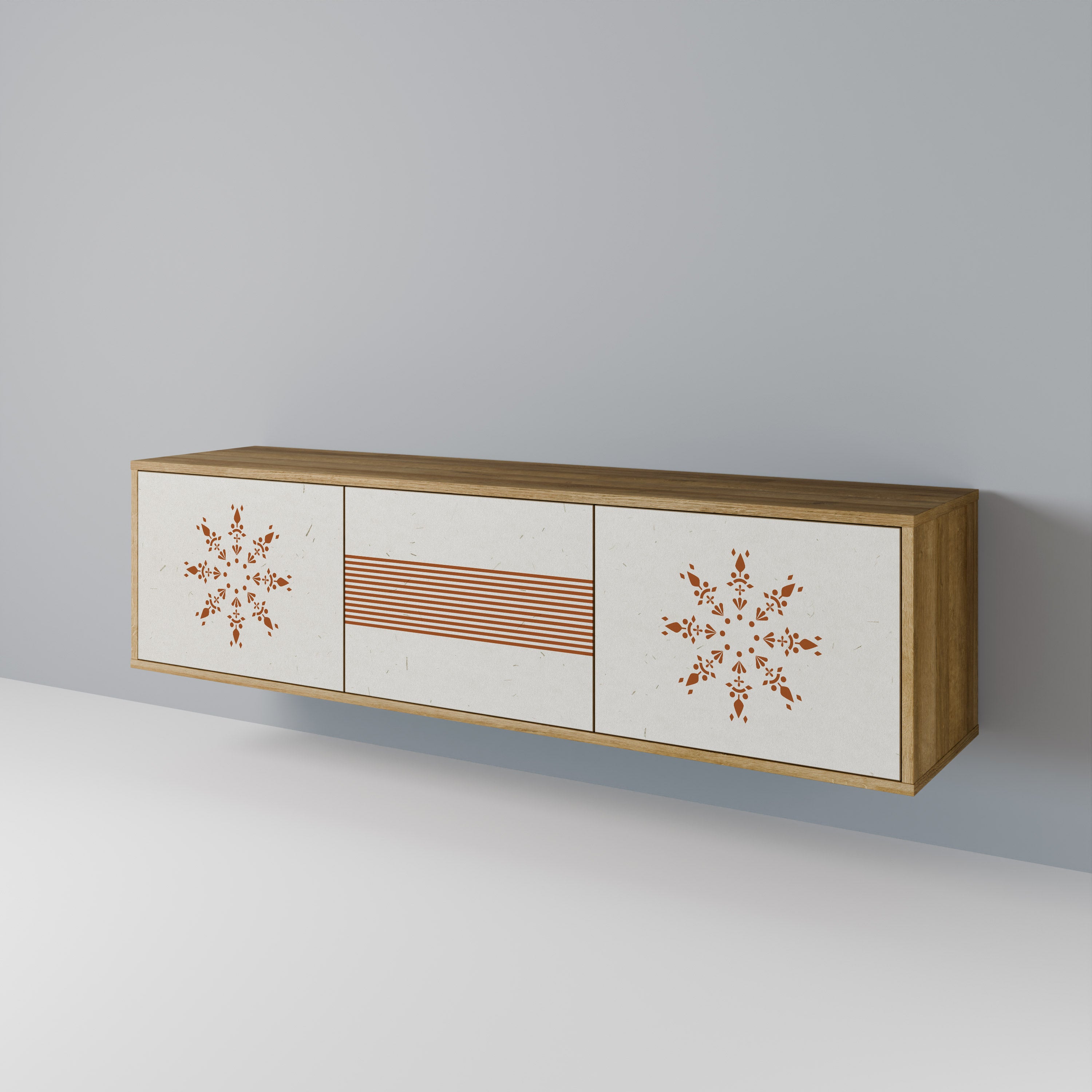 DAILY HARMONY Mueble de TV de 3 Puertas
