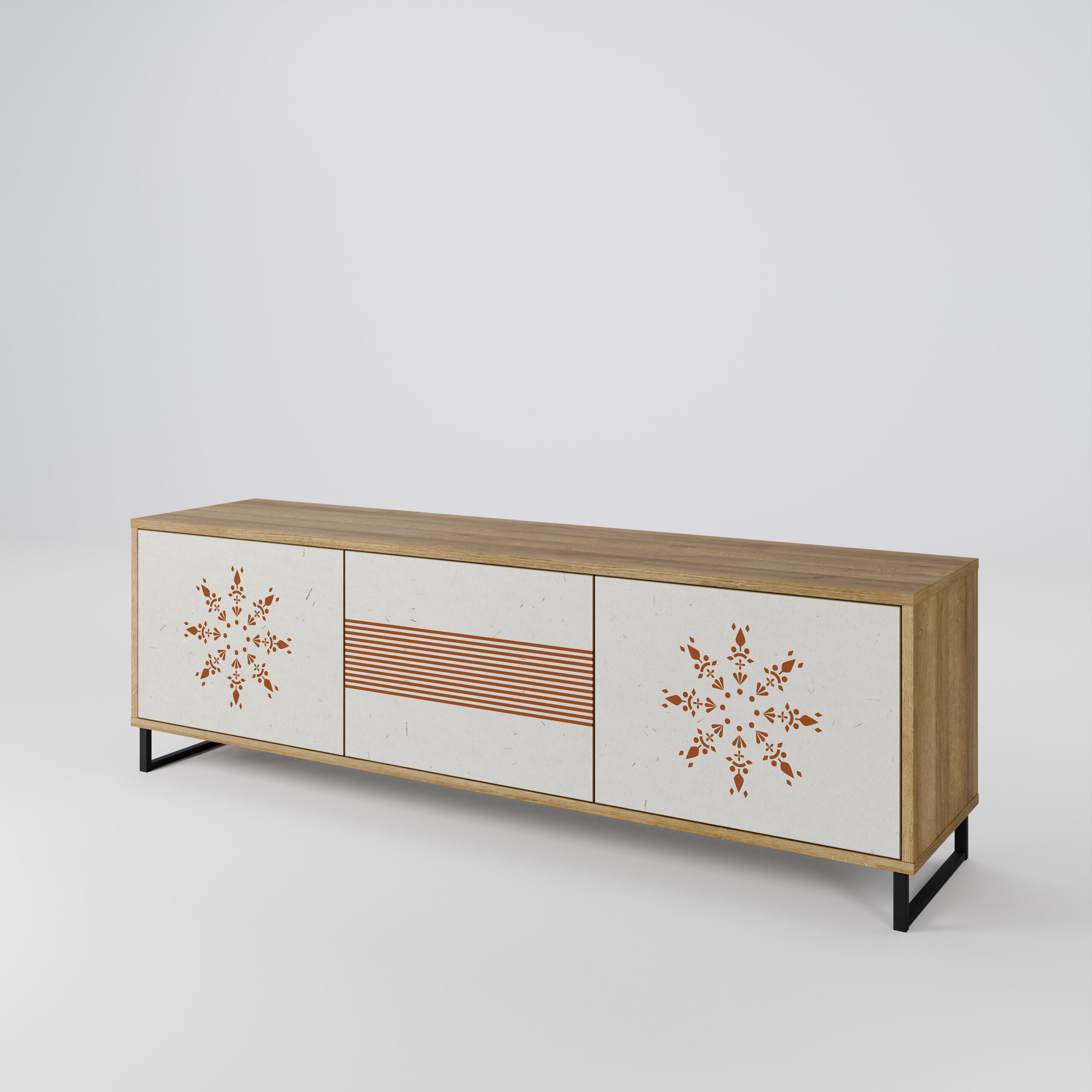 DAILY HARMONY Mueble de TV de 3 Puertas