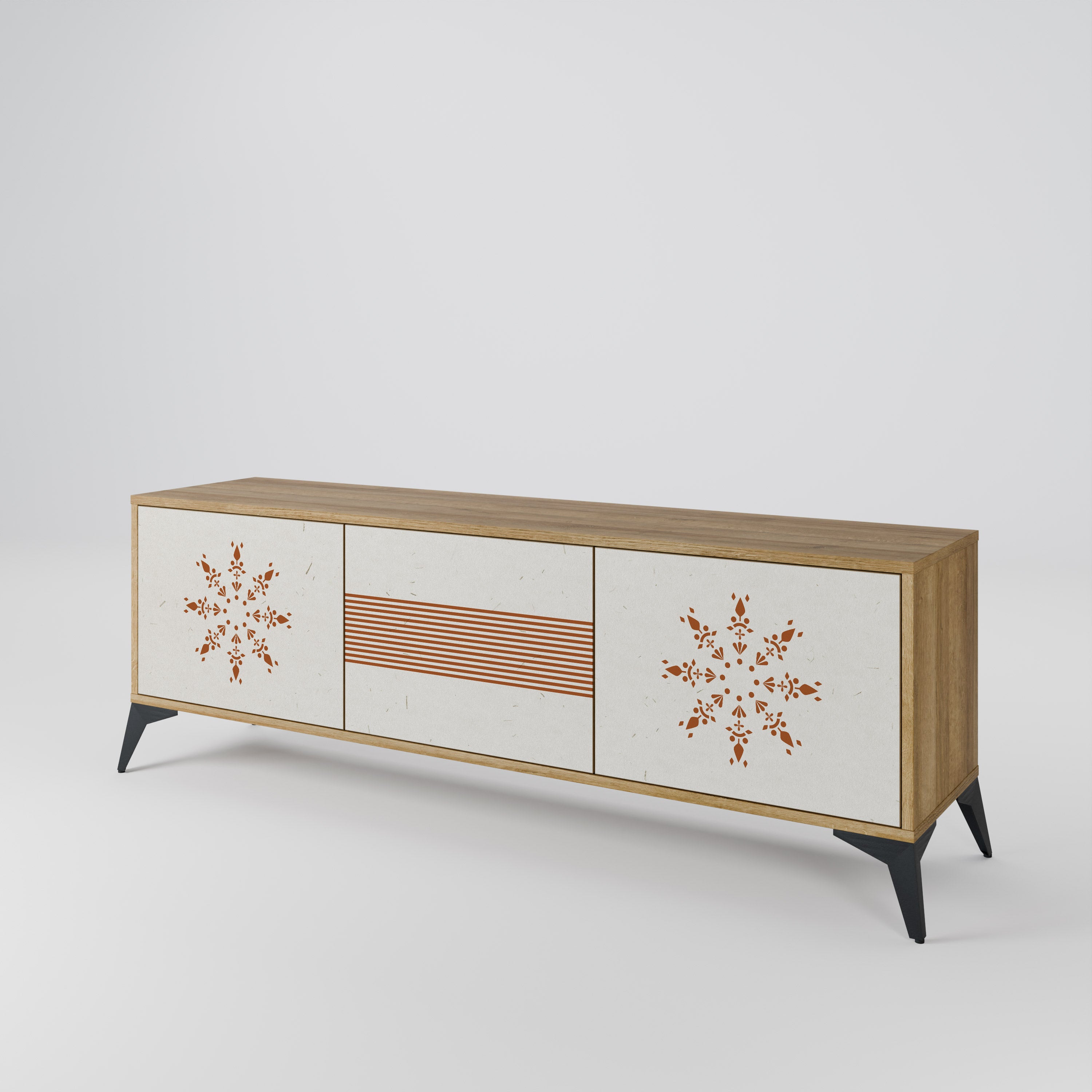 DAILY HARMONY Mueble de TV de 3 Puertas