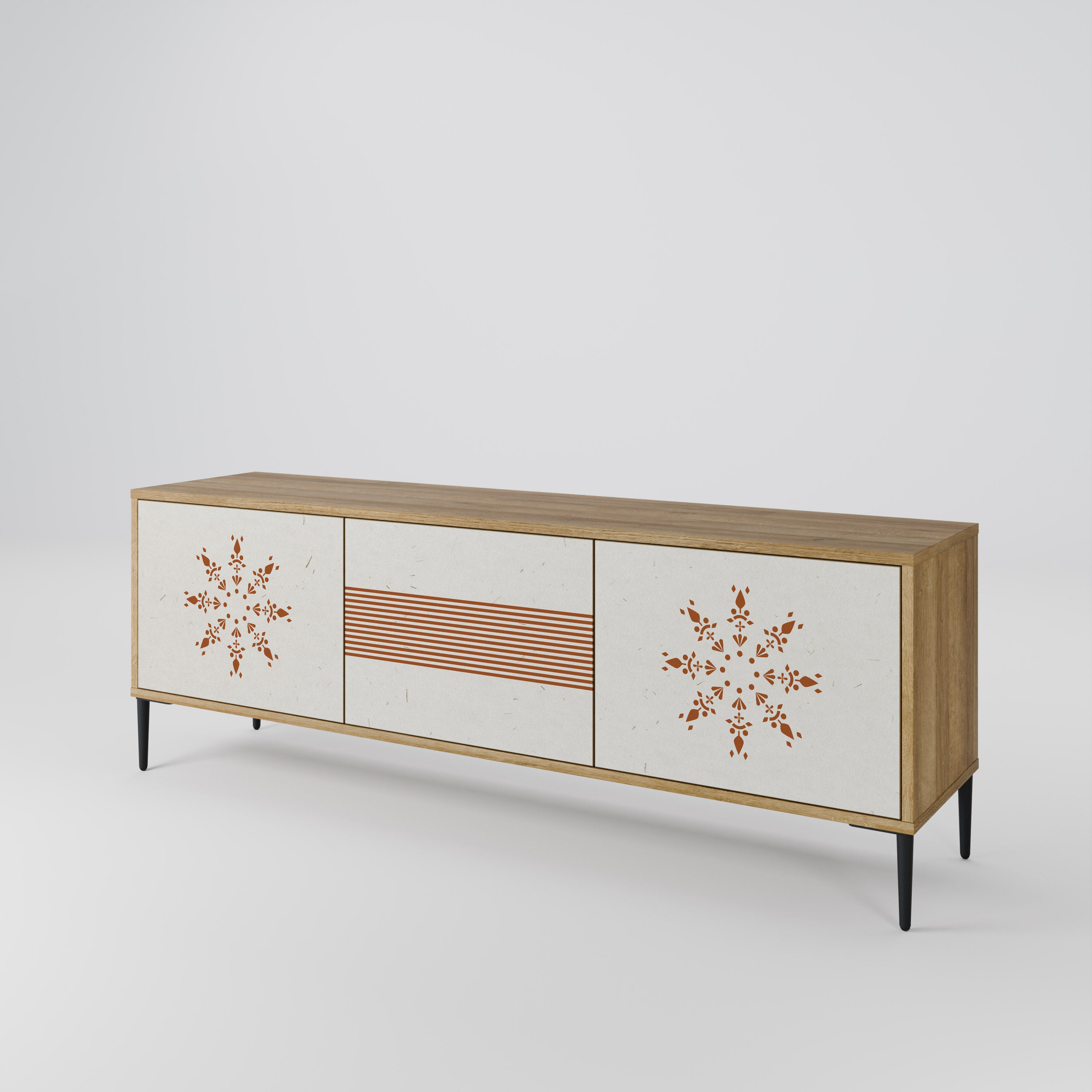 DAILY HARMONY Mueble de TV de 3 Puertas