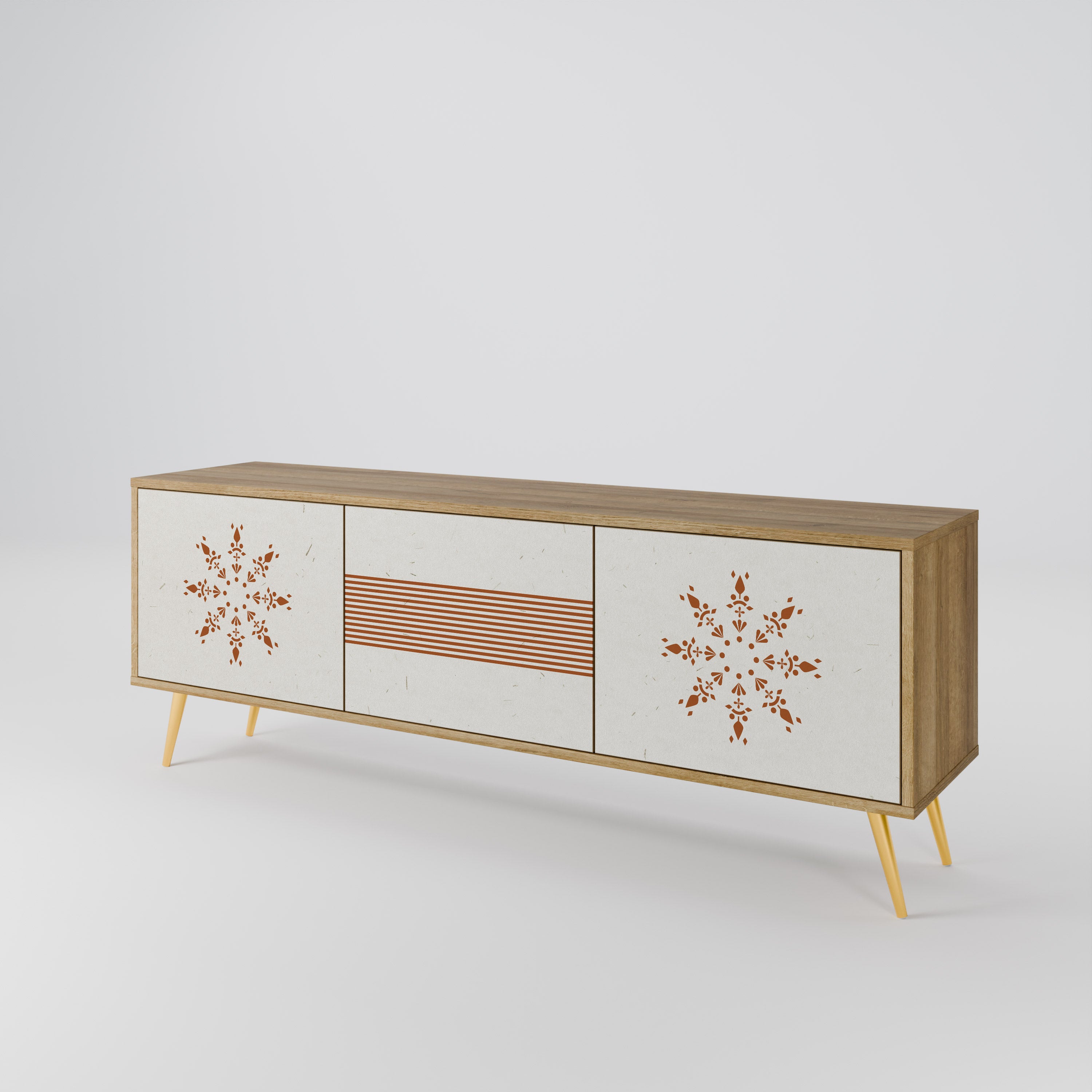 DAILY HARMONY Mueble de TV de 3 Puertas