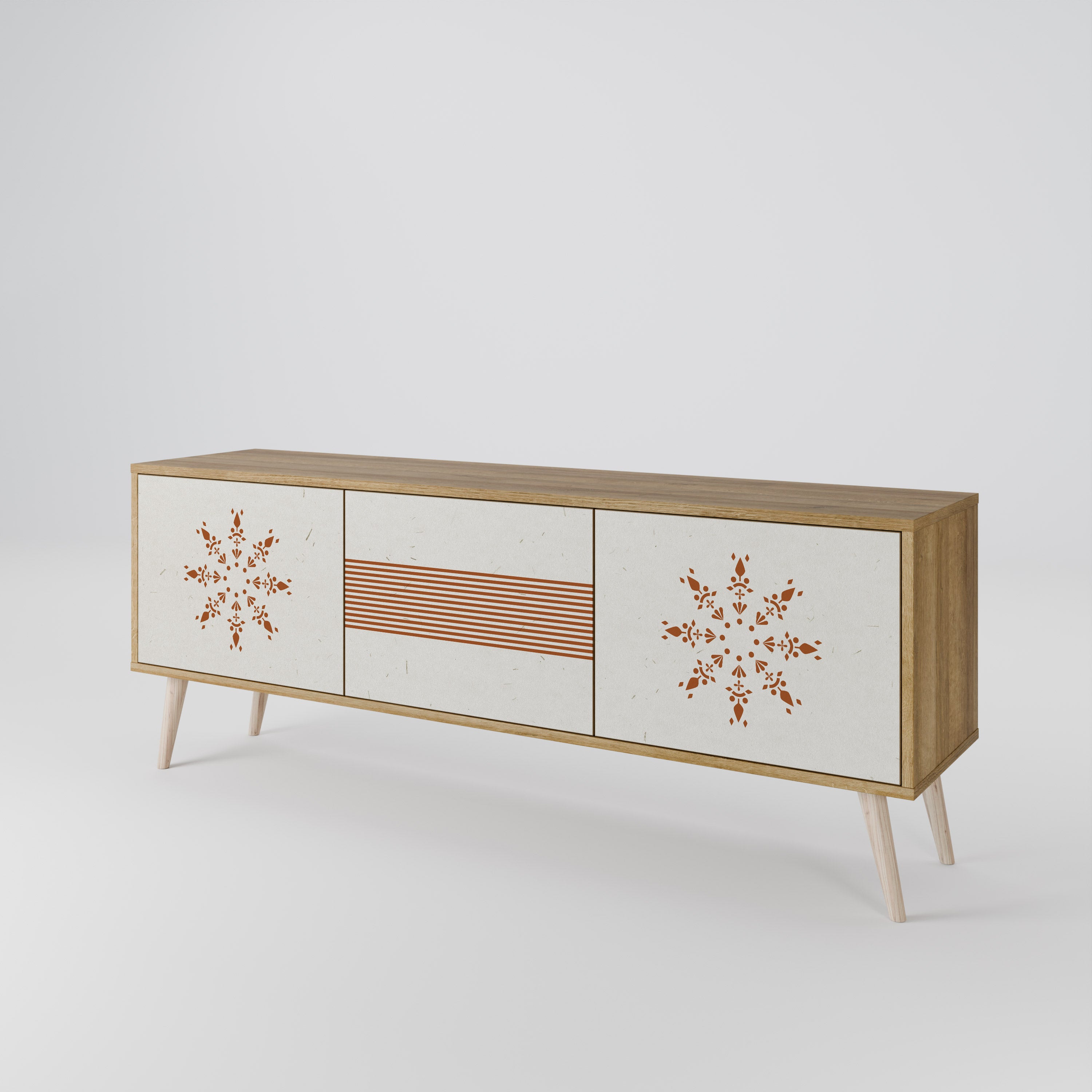 DAILY HARMONY Mueble de TV de 3 Puertas
