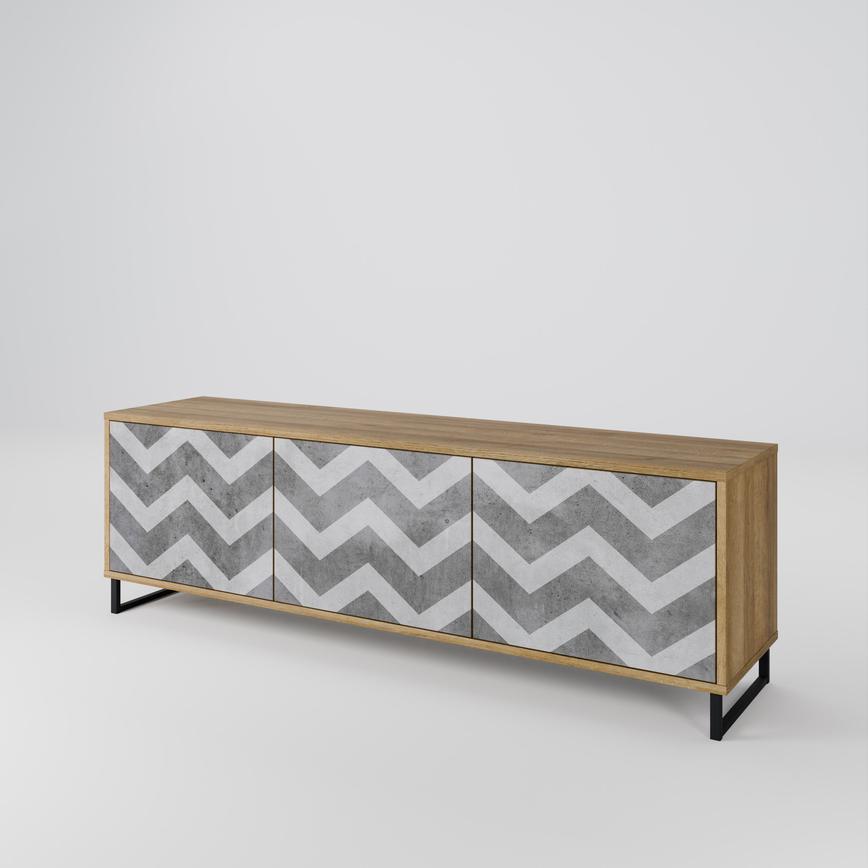 TOUGH ZIG ZAG Mueble de TV de 3 Puertas
