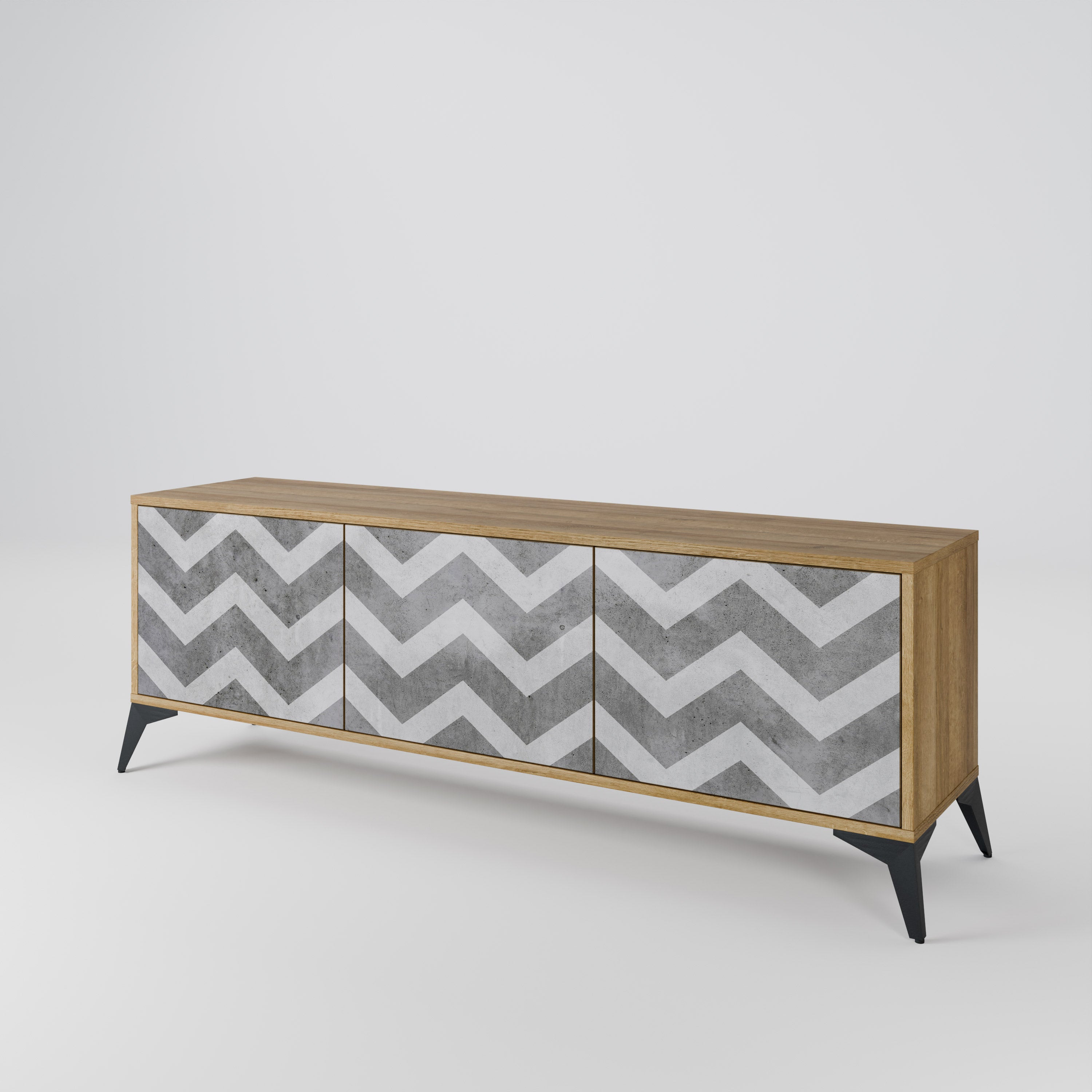 TOUGH ZIG ZAG Mueble de TV de 3 Puertas