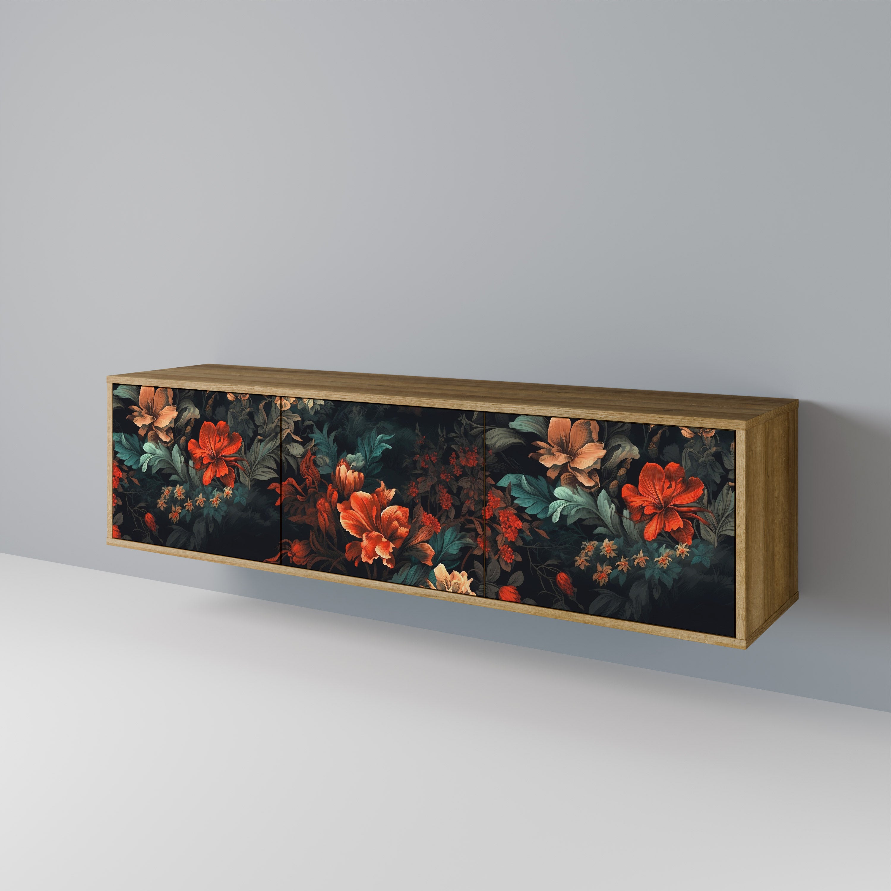 IMAGINARY BLOSSOM Mueble de TV de 3 Puertas