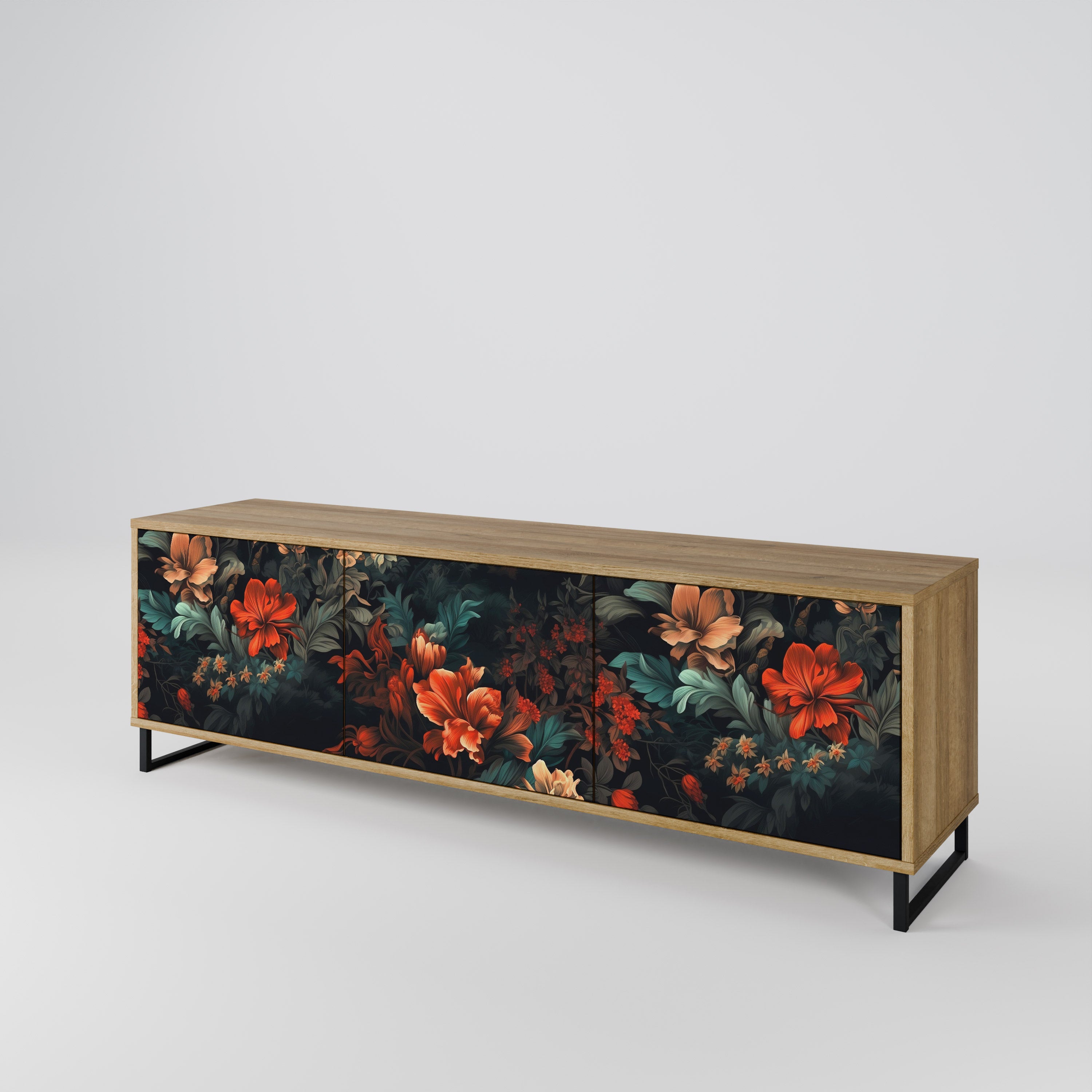 IMAGINARY BLOSSOM Mueble de TV de 3 Puertas