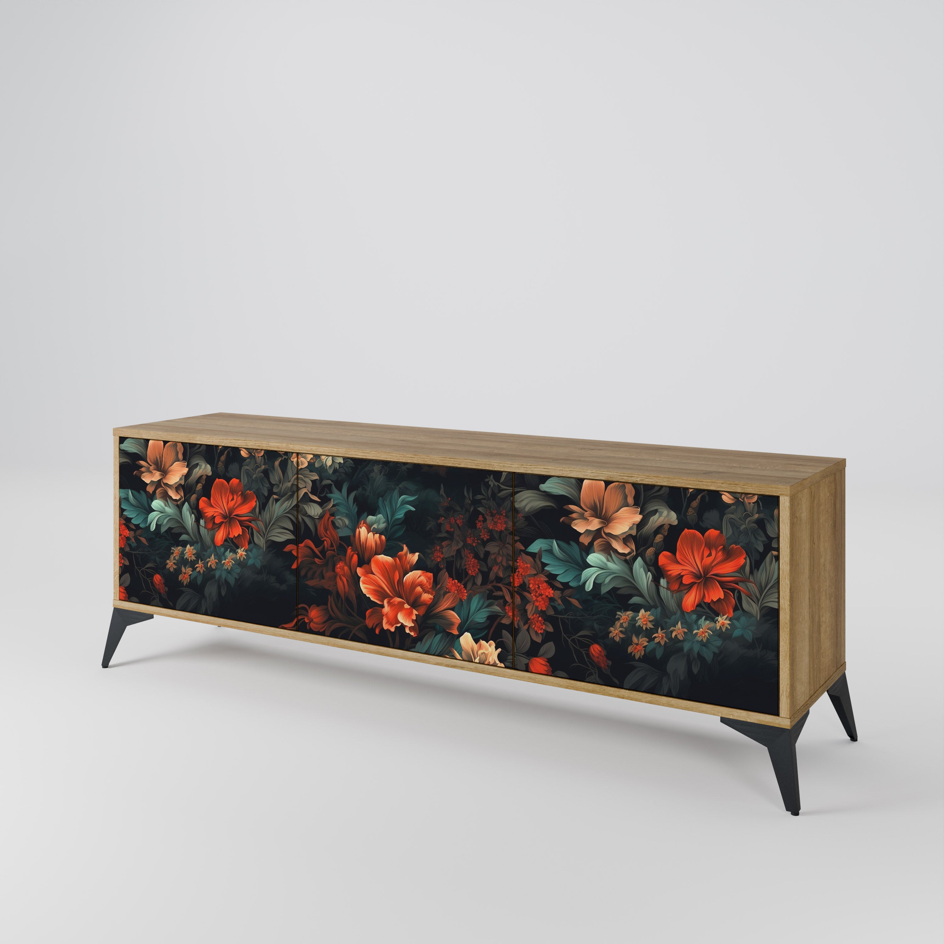 IMAGINARY BLOSSOM Mueble de TV de 3 Puertas