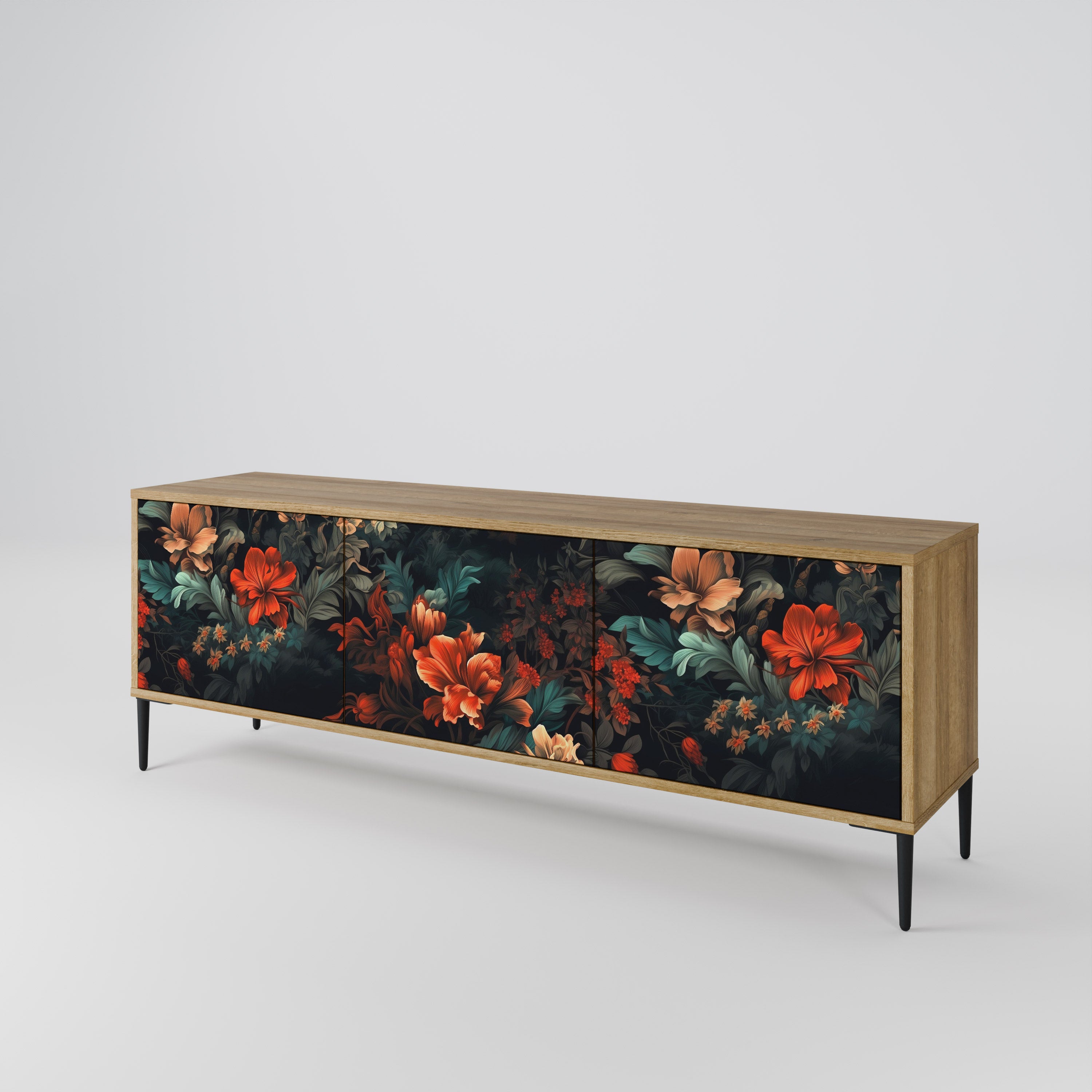 IMAGINARY BLOSSOM Mueble de TV de 3 Puertas