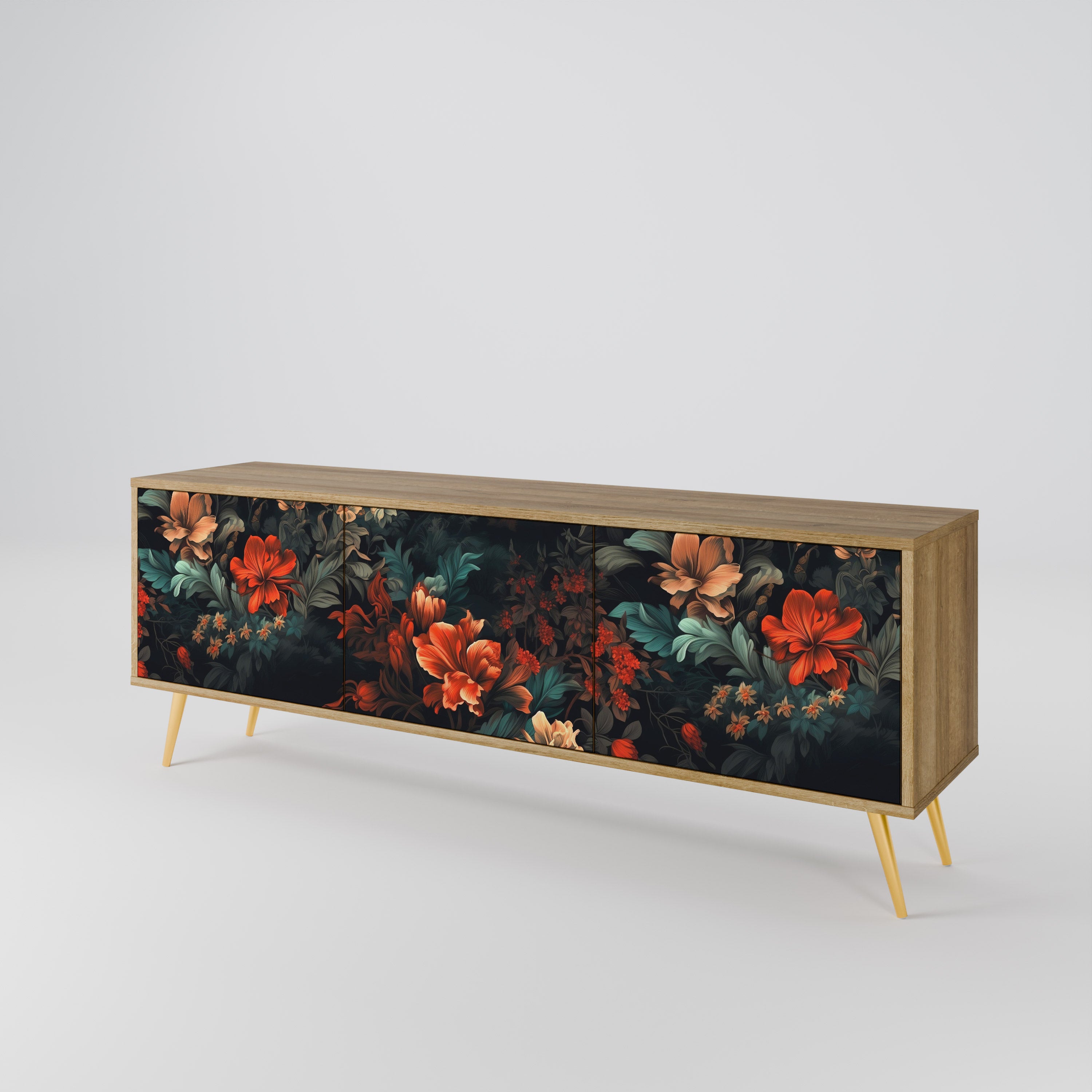 IMAGINARY BLOSSOM Mueble de TV de 3 Puertas