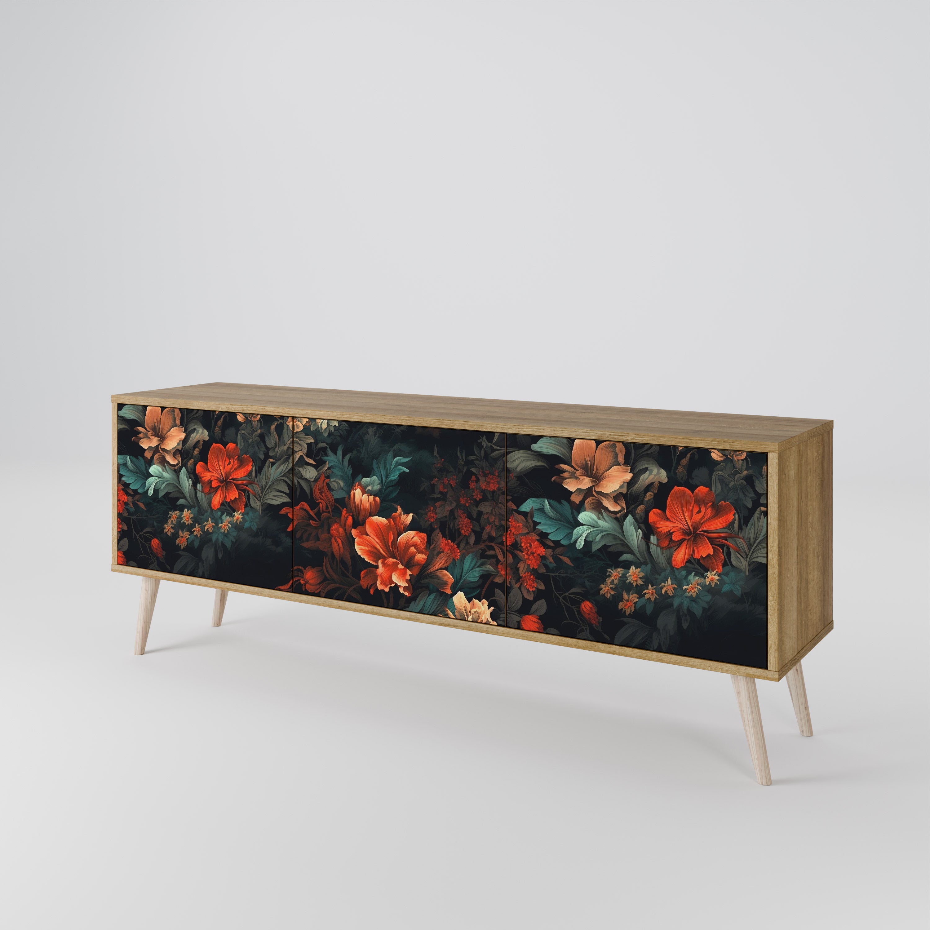 IMAGINARY BLOSSOM Mueble de TV de 3 Puertas