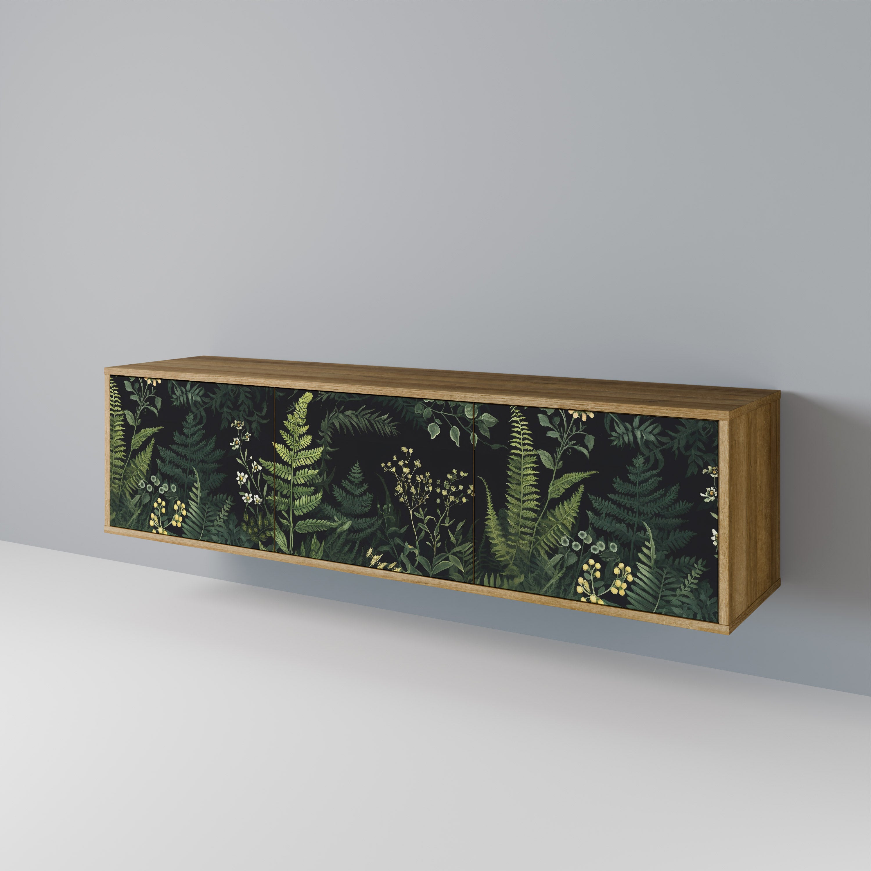 FERN FLOWERS 3-türiges TV-Lowboard