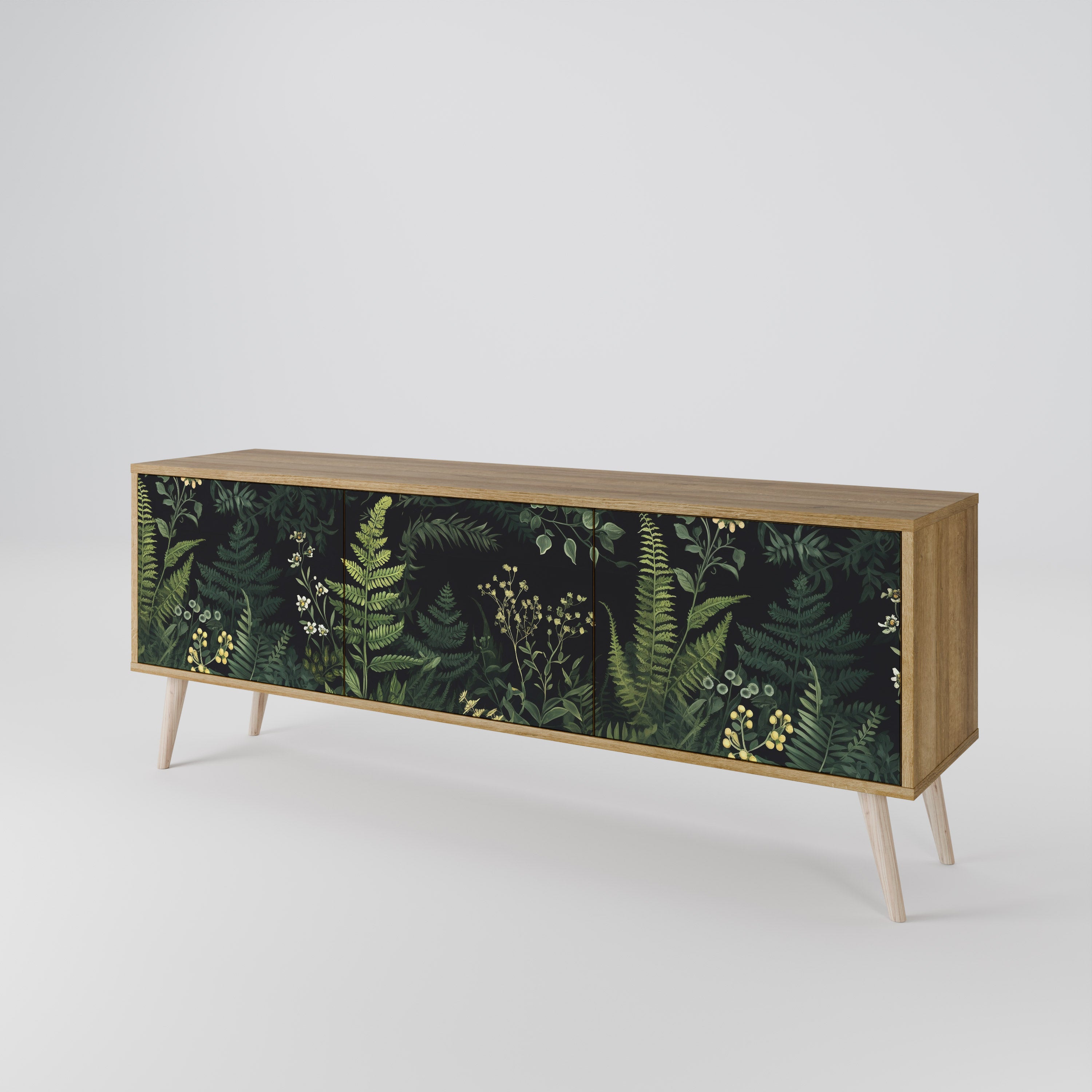 FERN FLOWERS 3-türiges TV-Lowboard