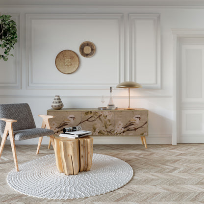 PETAL DISTINGUISH Έπιπλο τηλεόρασης 3-θυρών