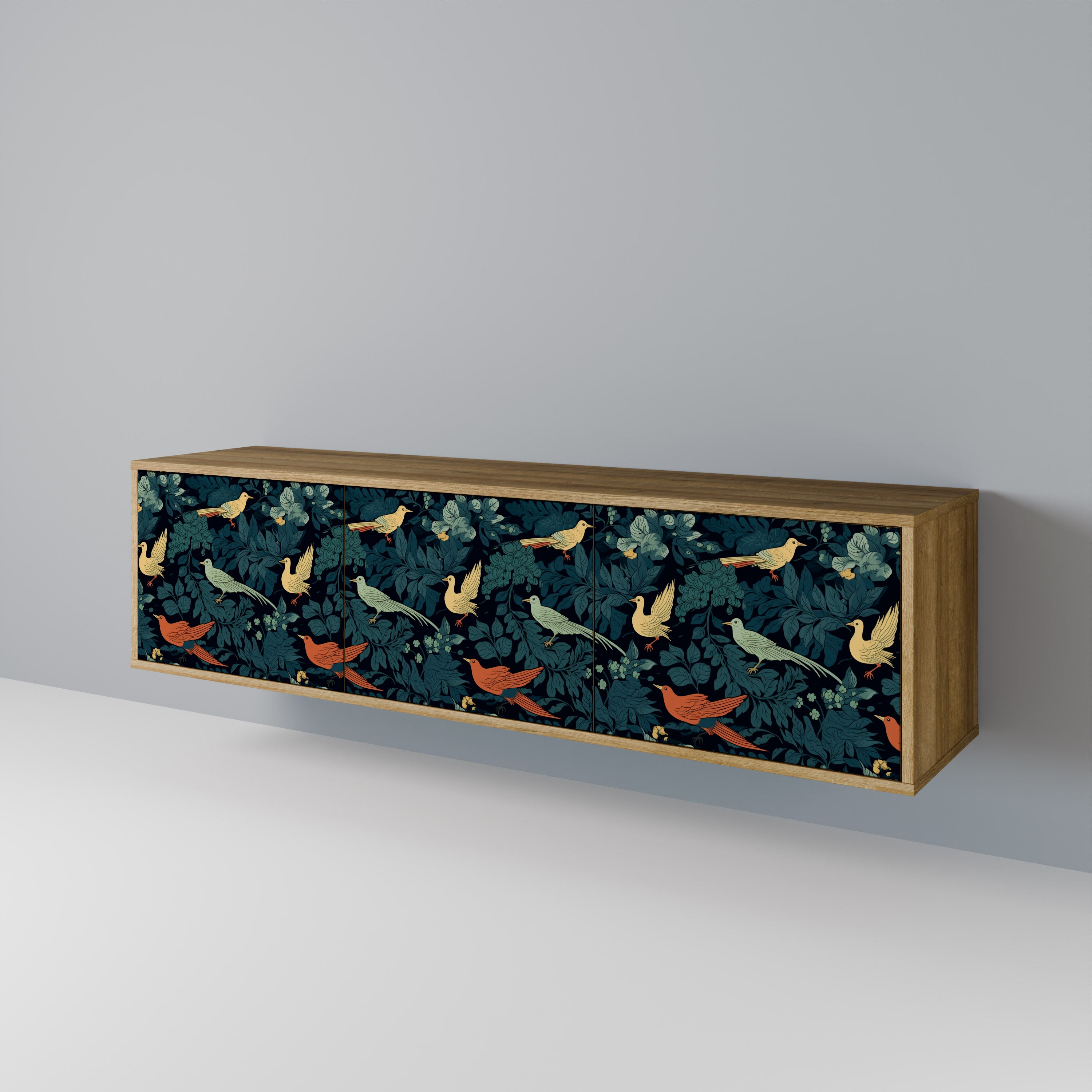 FOWL ORNAMENT 3-türiges TV-Lowboard
