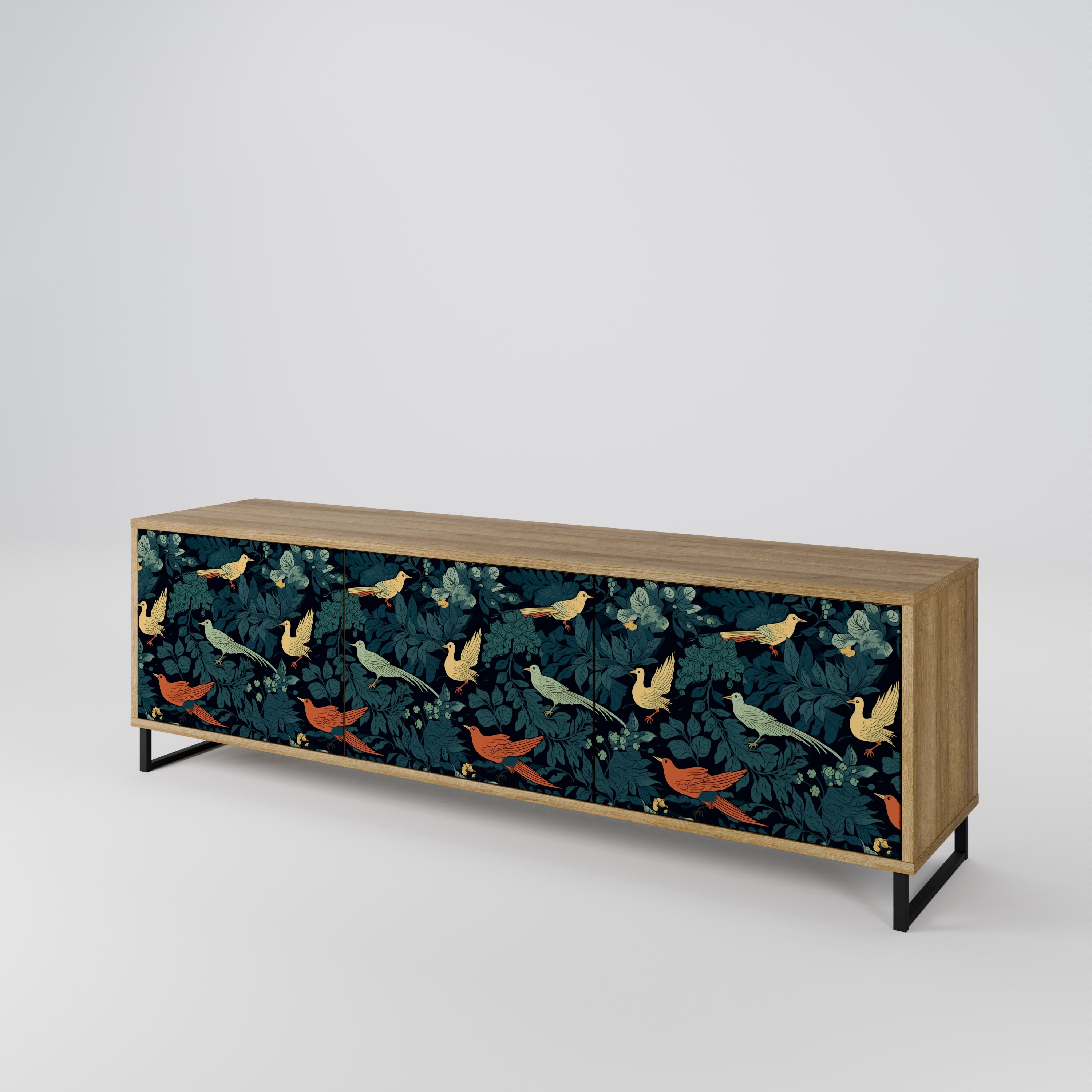 FOWL ORNAMENT 3-türiges TV-Lowboard