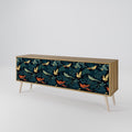 FOWL ORNAMENT 3-Door TV Cabinet
