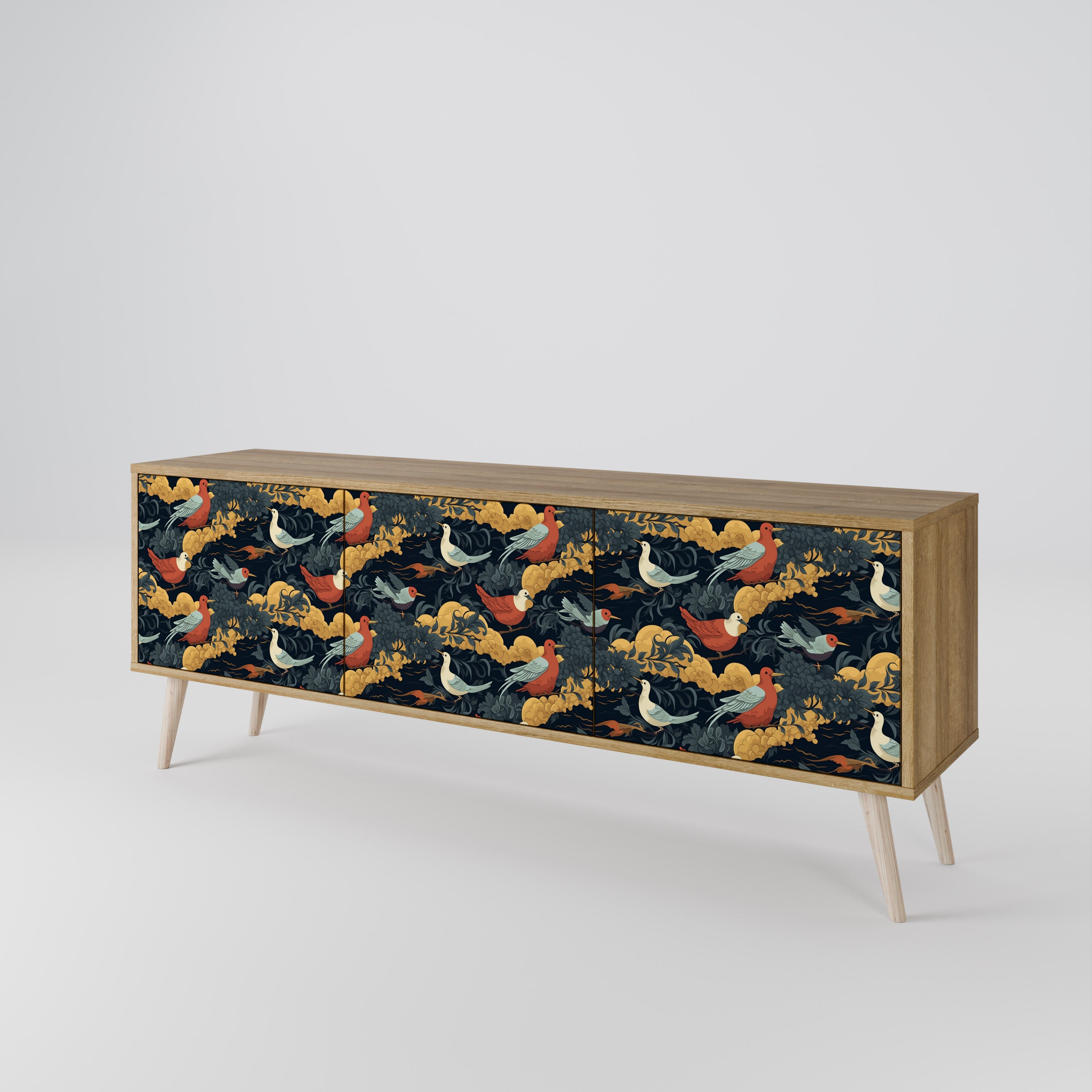 FOWLY DAZE 3-türiges TV-Lowboard