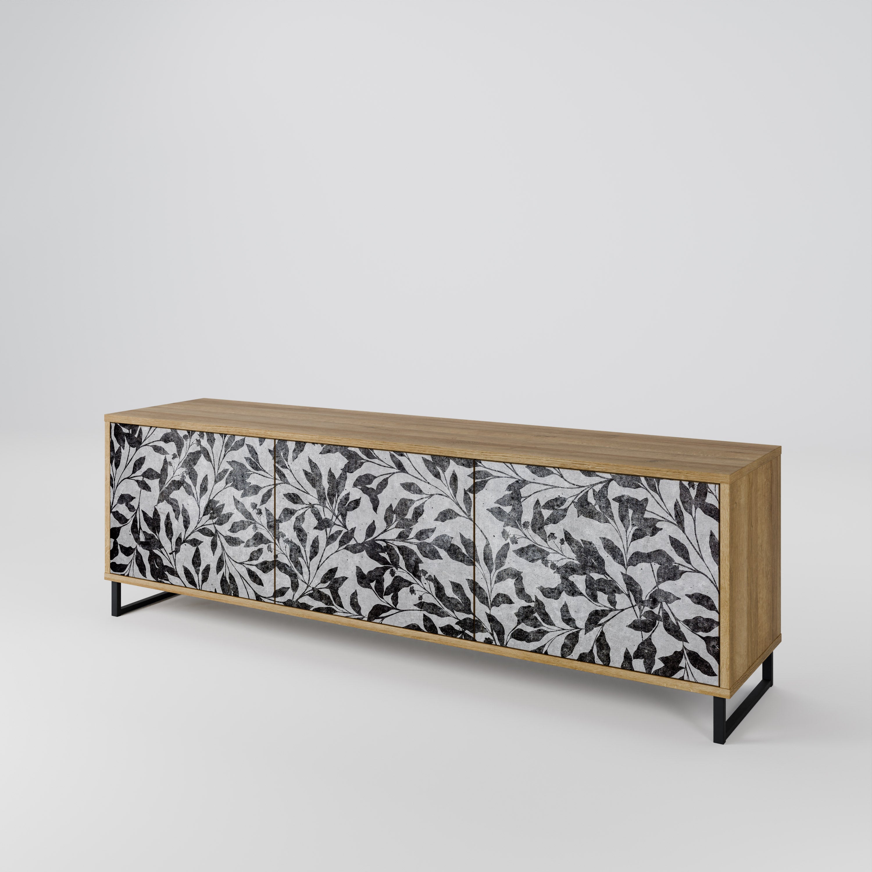 CHARCOAL SPROUT 3-türiges TV-Lowboard