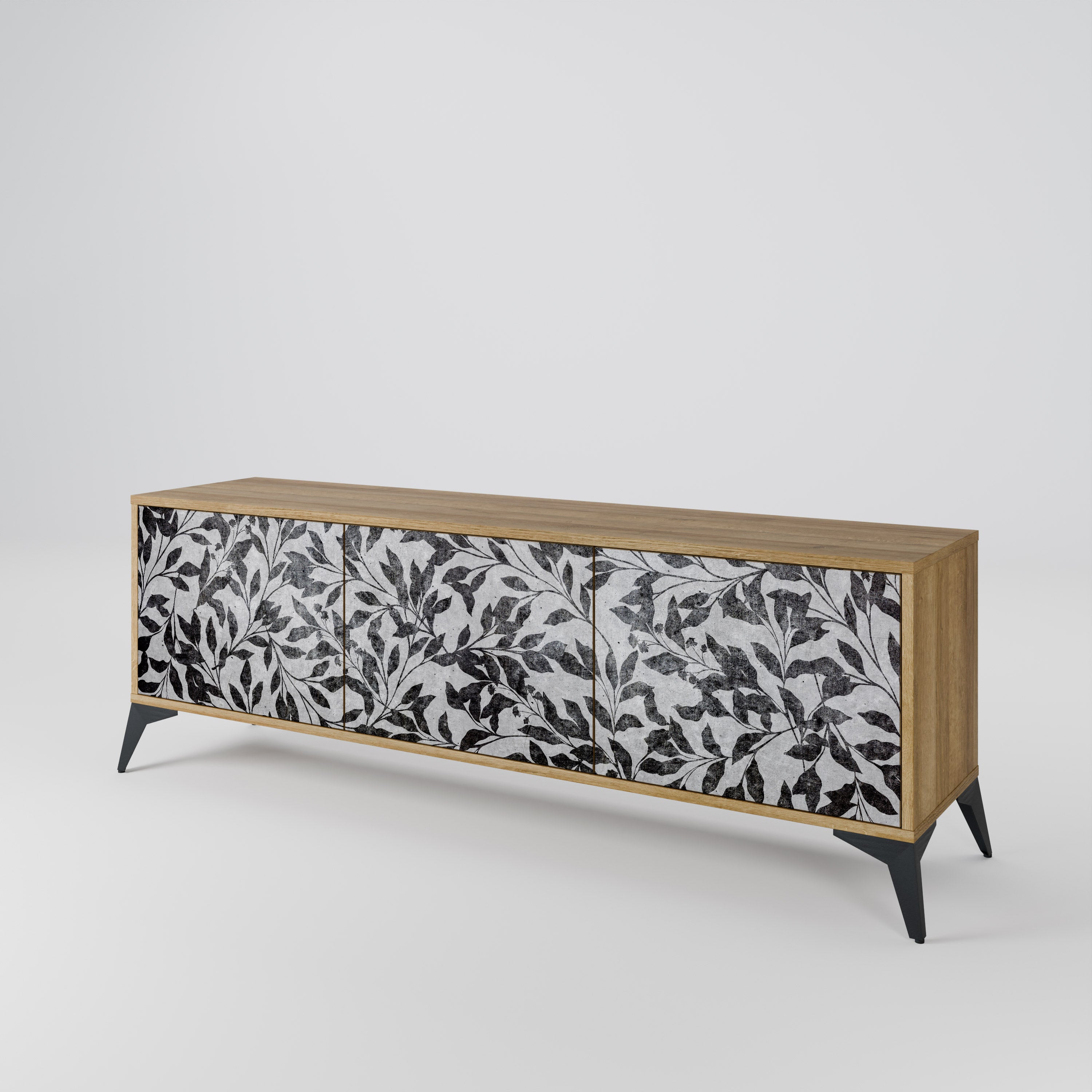 CHARCOAL SPROUT 3-türiges TV-Lowboard