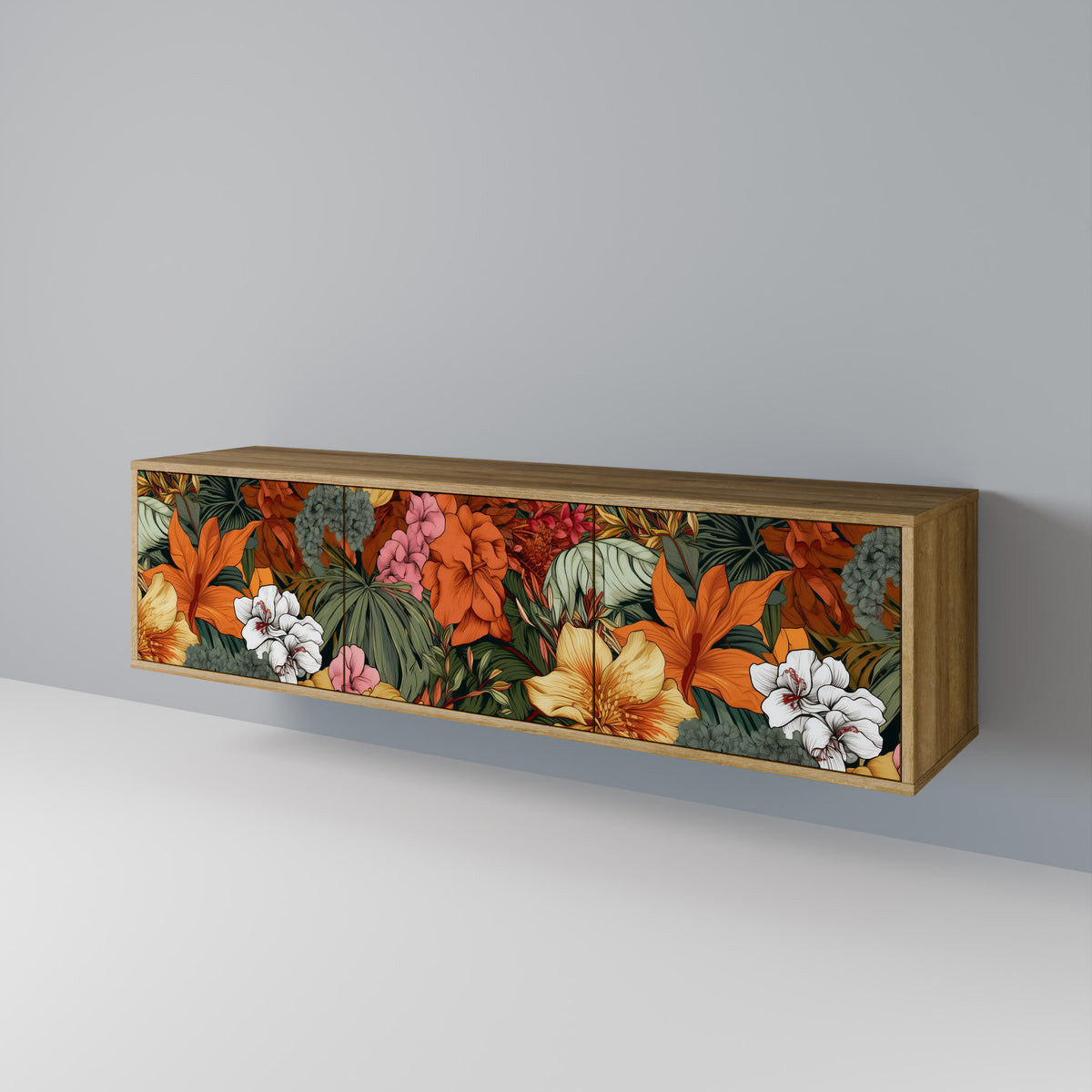 RADIANT FLORA 3-türiges TV-Lowboard