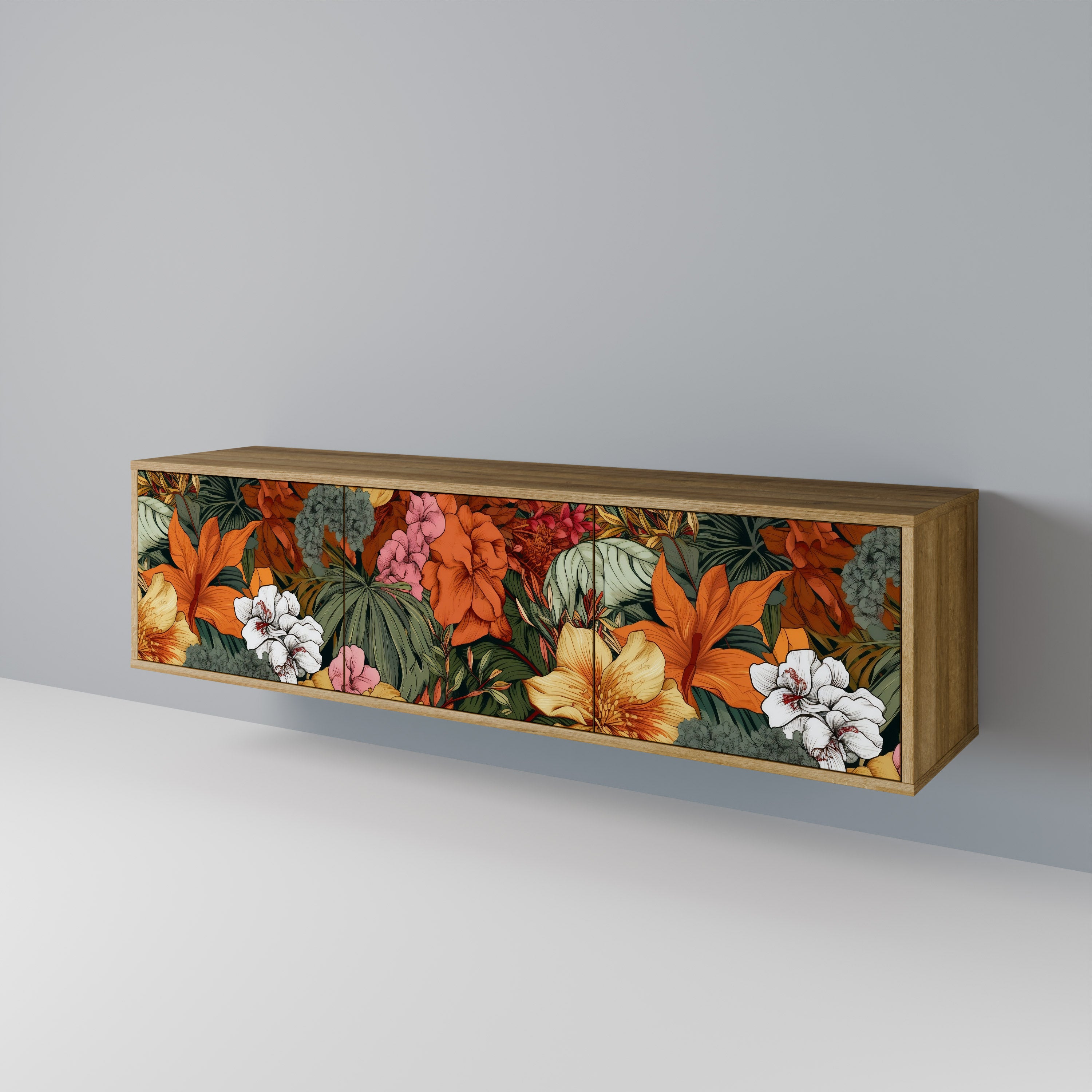 RADIANT FLORA 3-türiges TV-Lowboard