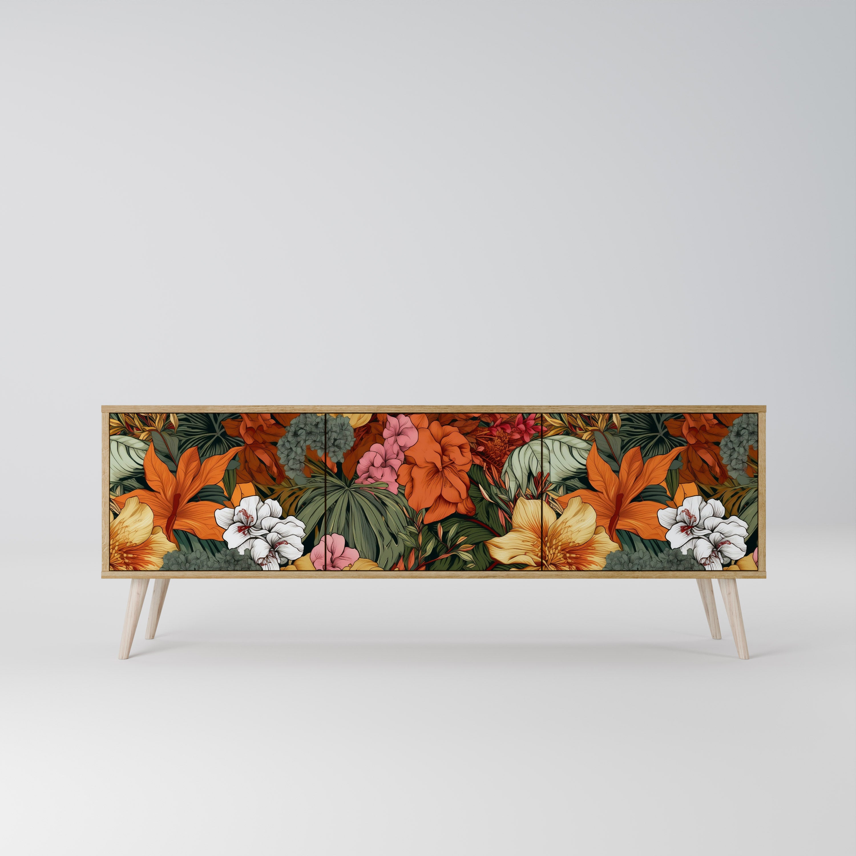 RADIANT FLORA 3-türiges TV-Lowboard