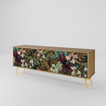BOTANICAL EMERGENCE 3-türiges TV-Lowboard