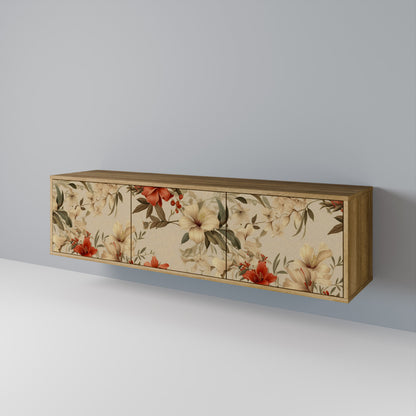 BLOOMING HARMONY 3-Door TV Cabinet