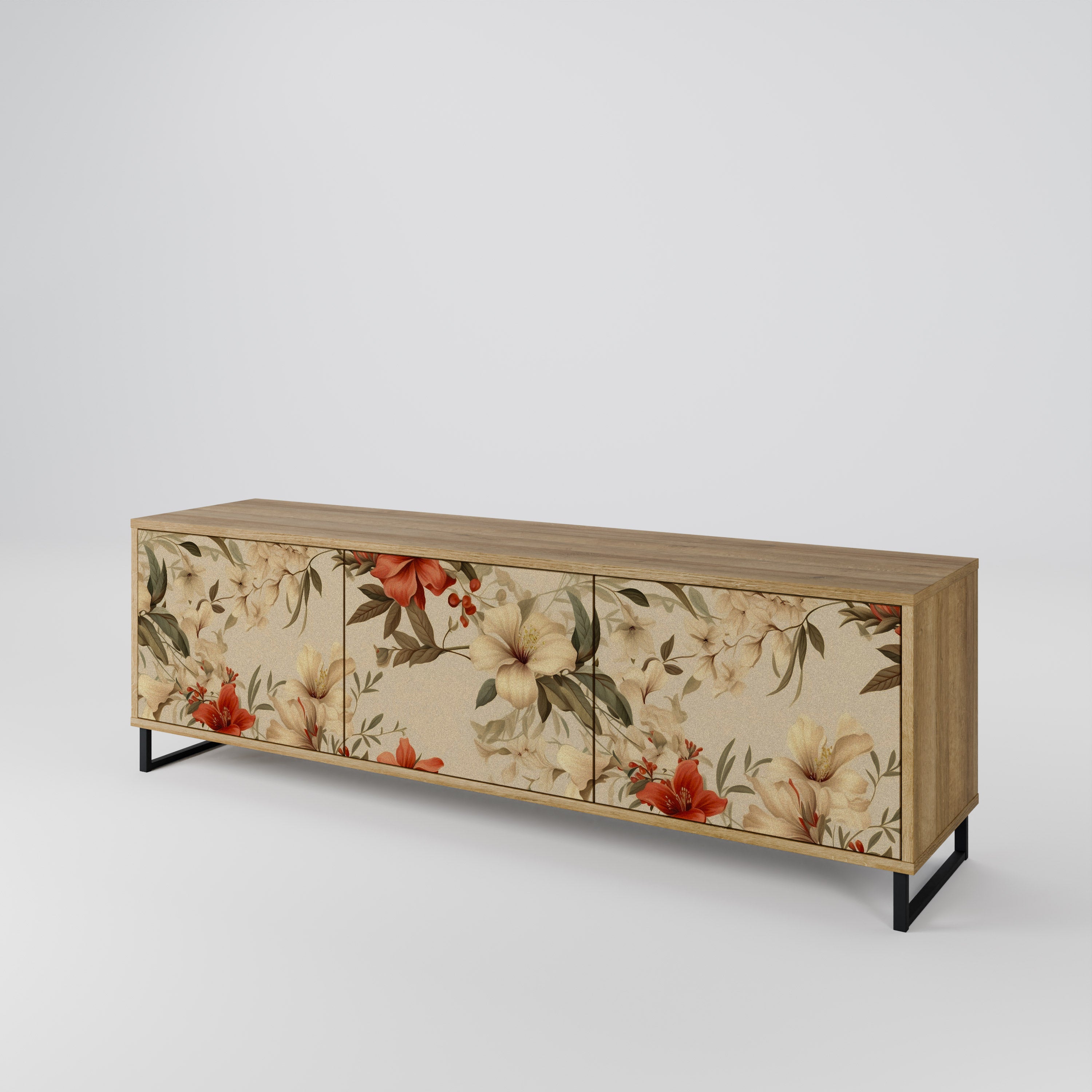 BLOOMING HARMONY 3-türiges TV-Lowboard
