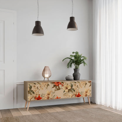 Mobile TV BLOOMING HARMONY a 3 ante in effetto rovere