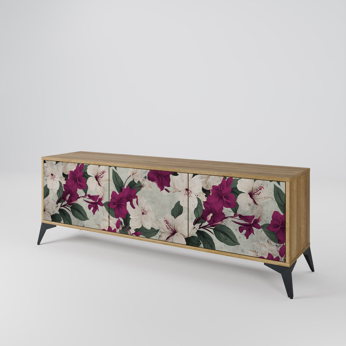 FLOWERET DREAM 3-türiges TV-Lowboard