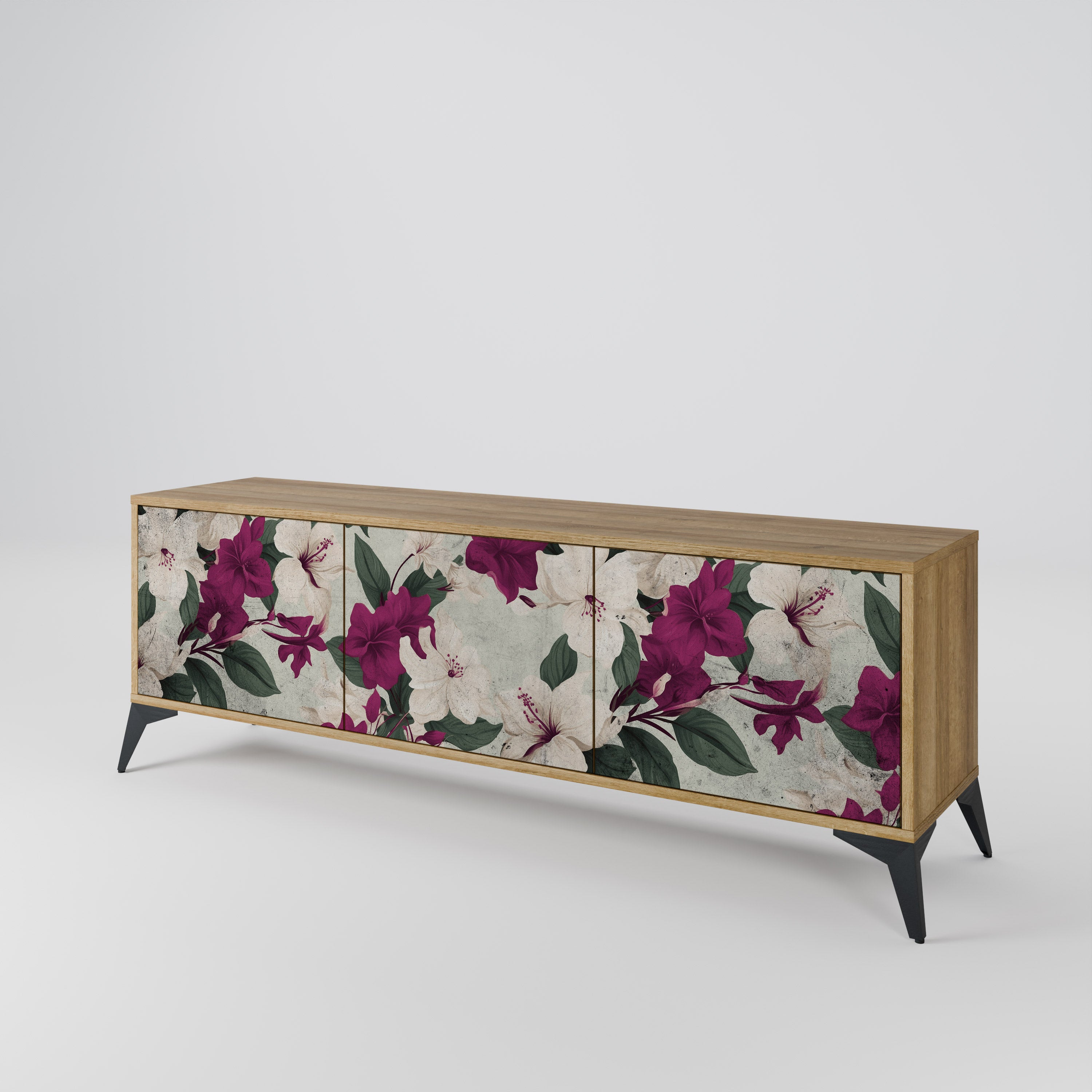 FLOWERET DREAM 3-türiges TV-Lowboard