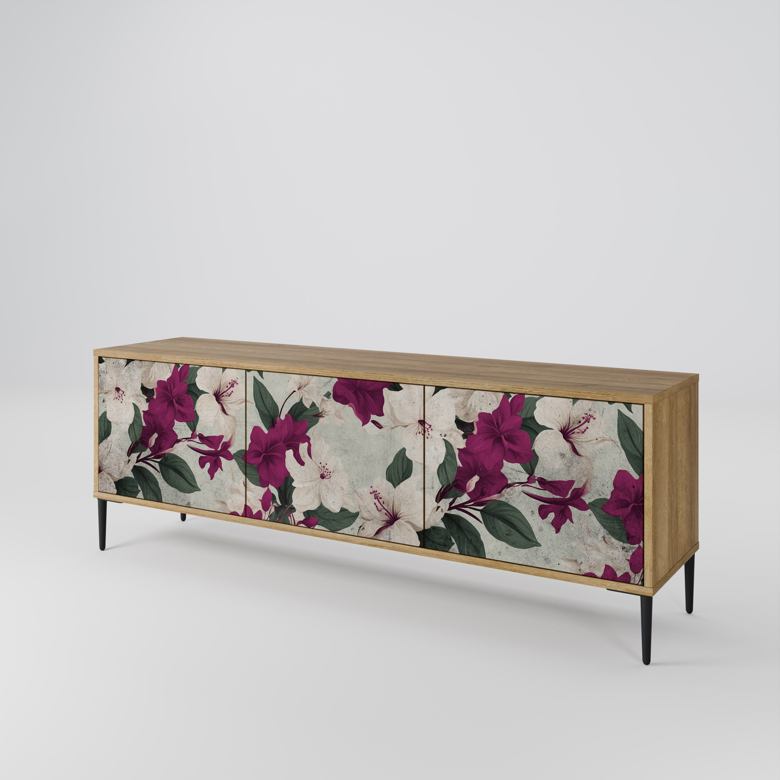 FLOWERET DREAM 3-türiges TV-Lowboard