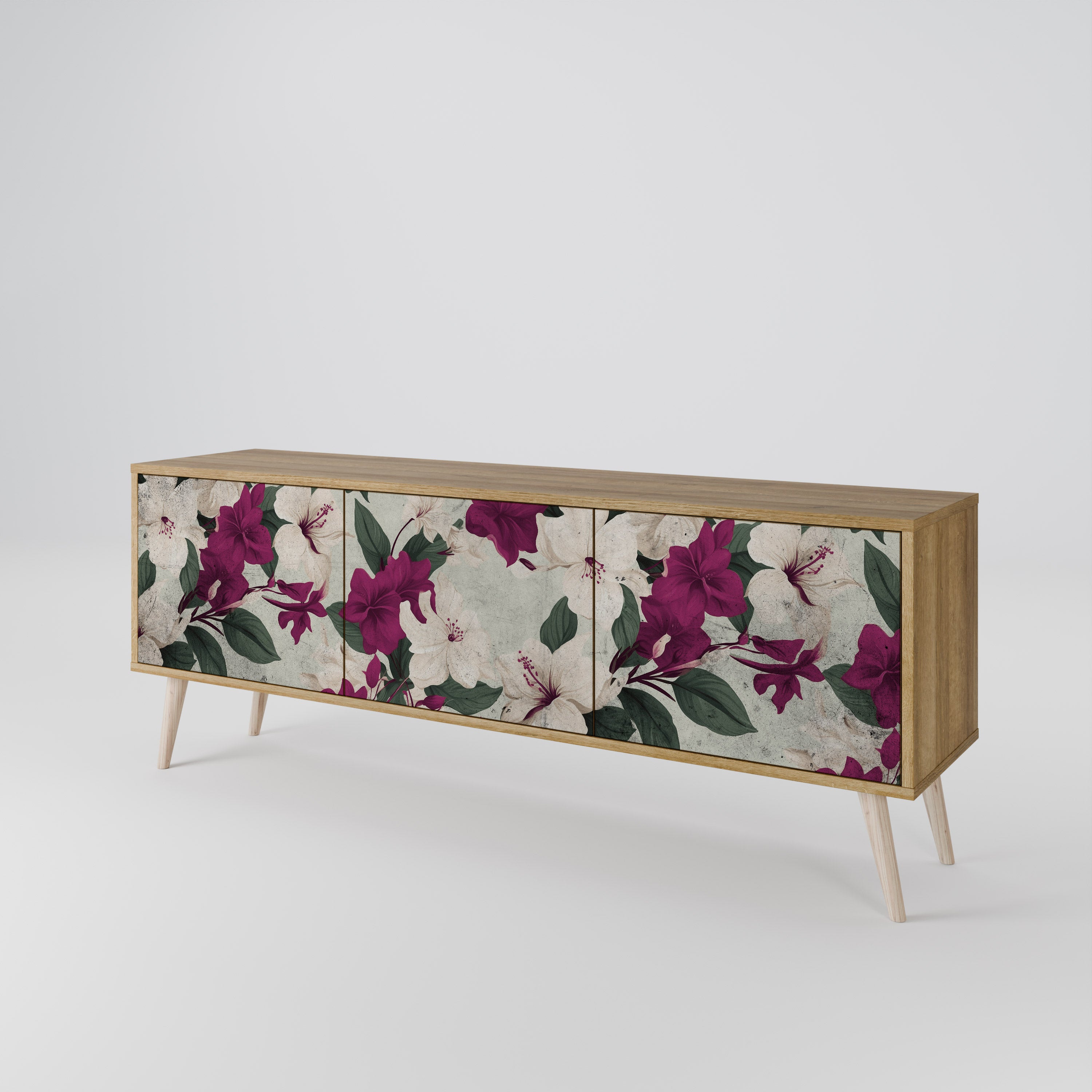 FLOWERET DREAM 3-türiges TV-Lowboard